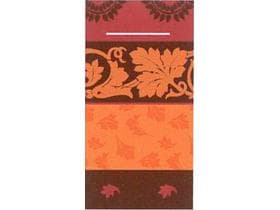 Besteckserviette Airlaid 60 gm2, 40x40cm 1/4 Falz, "Amadeus" braun