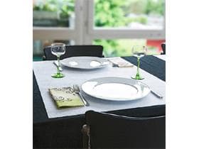 Tischtücher Papier 74 x 74 cm weiss, geprägt