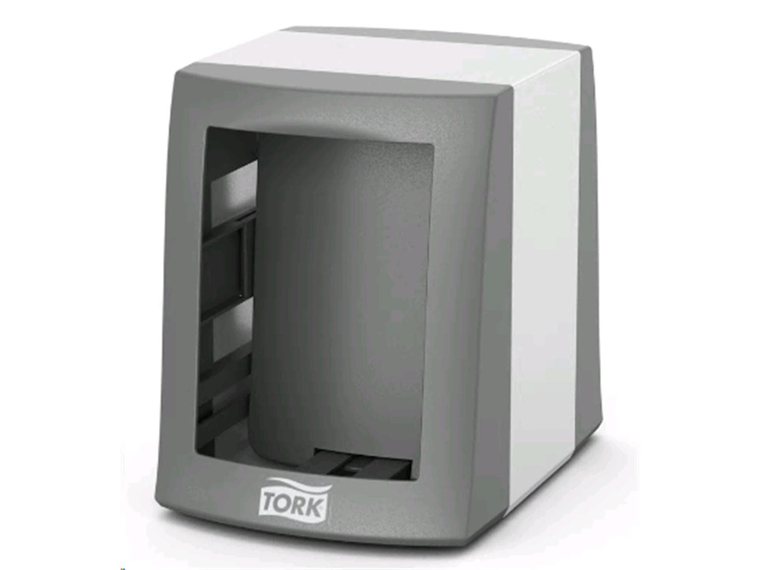 Tork Fastfold Tischspender, Kunststoff Farben Aluminium/schwarz, Masse: