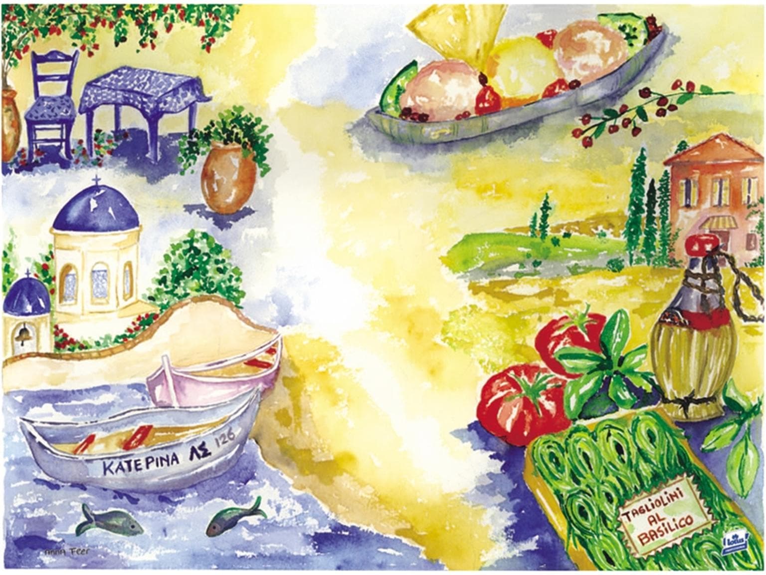 Tischset "Mediterranee" 31 x 42 cm