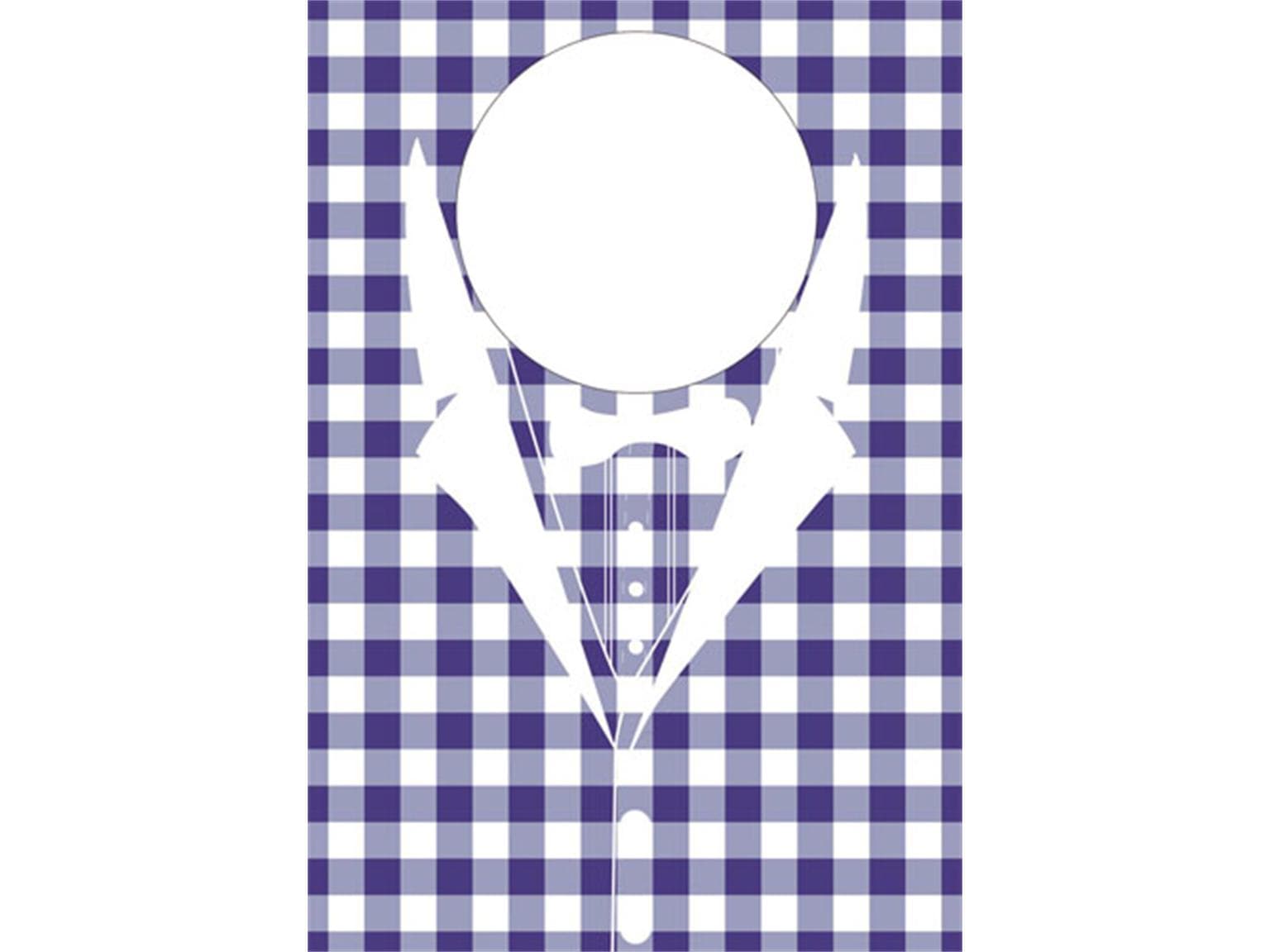 Jumbolätzchen, 600 x 420 mm, Karo blau