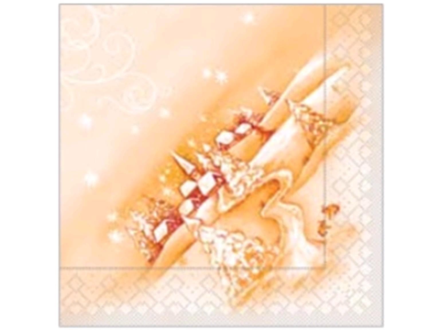 Servietten 3-lagig, 40 x 40 cm, 1/4-Falz, "SILENCE"