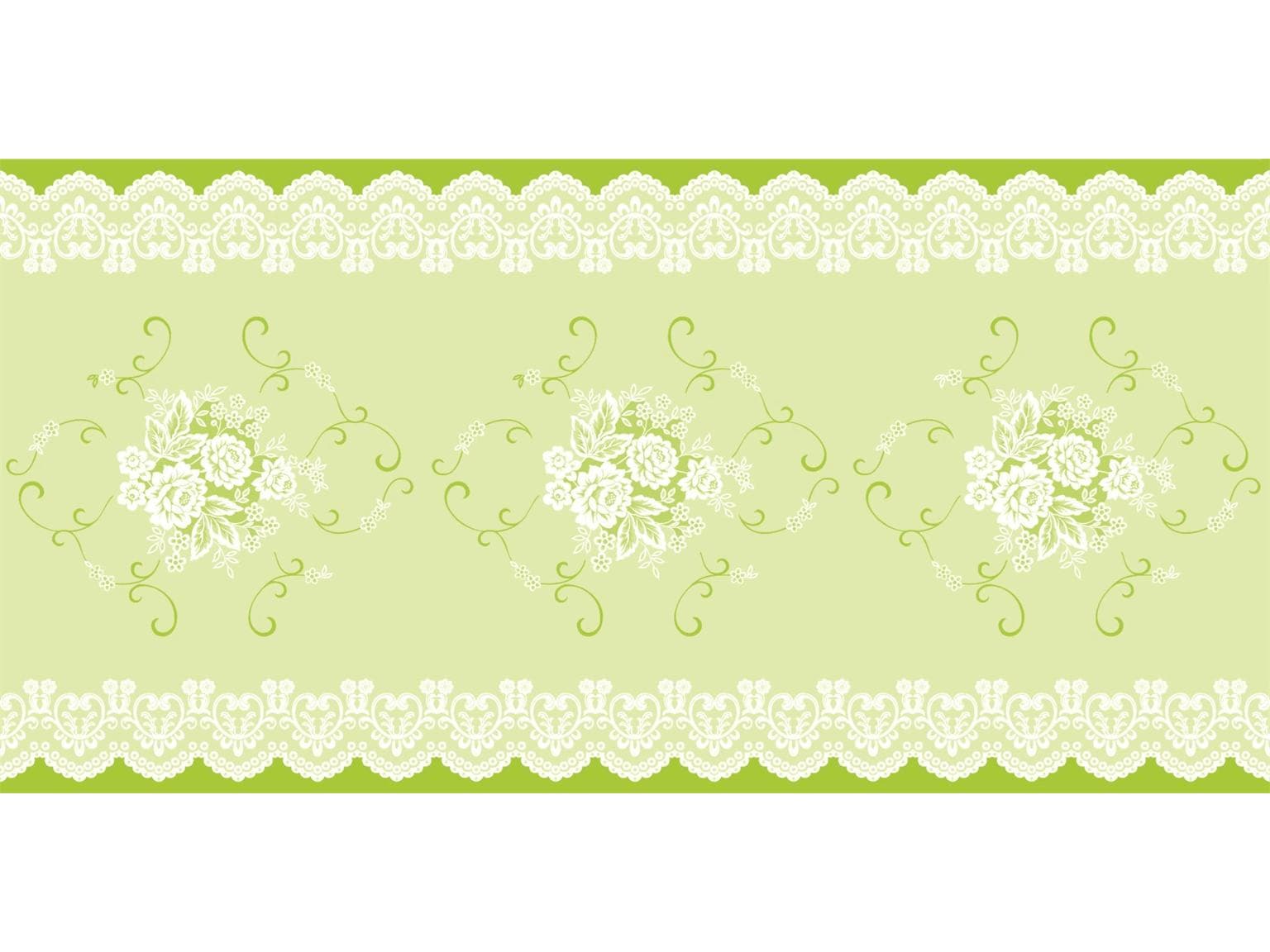 Tischläufer Airlaid, 40 cm x 24 lfm, "FRANZISKA" grün