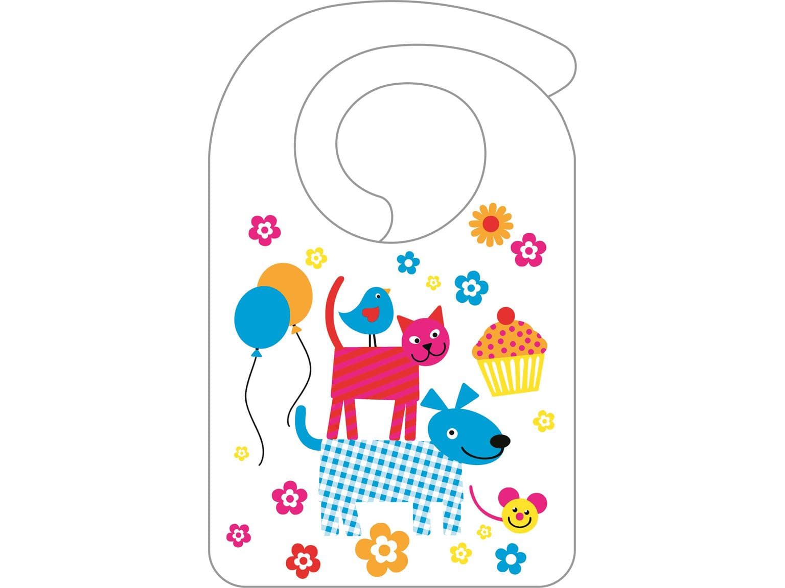 Schutzservietten Airlaid+Folie, 20x32cm, "HAPPY KIDS" Kindermotiv
