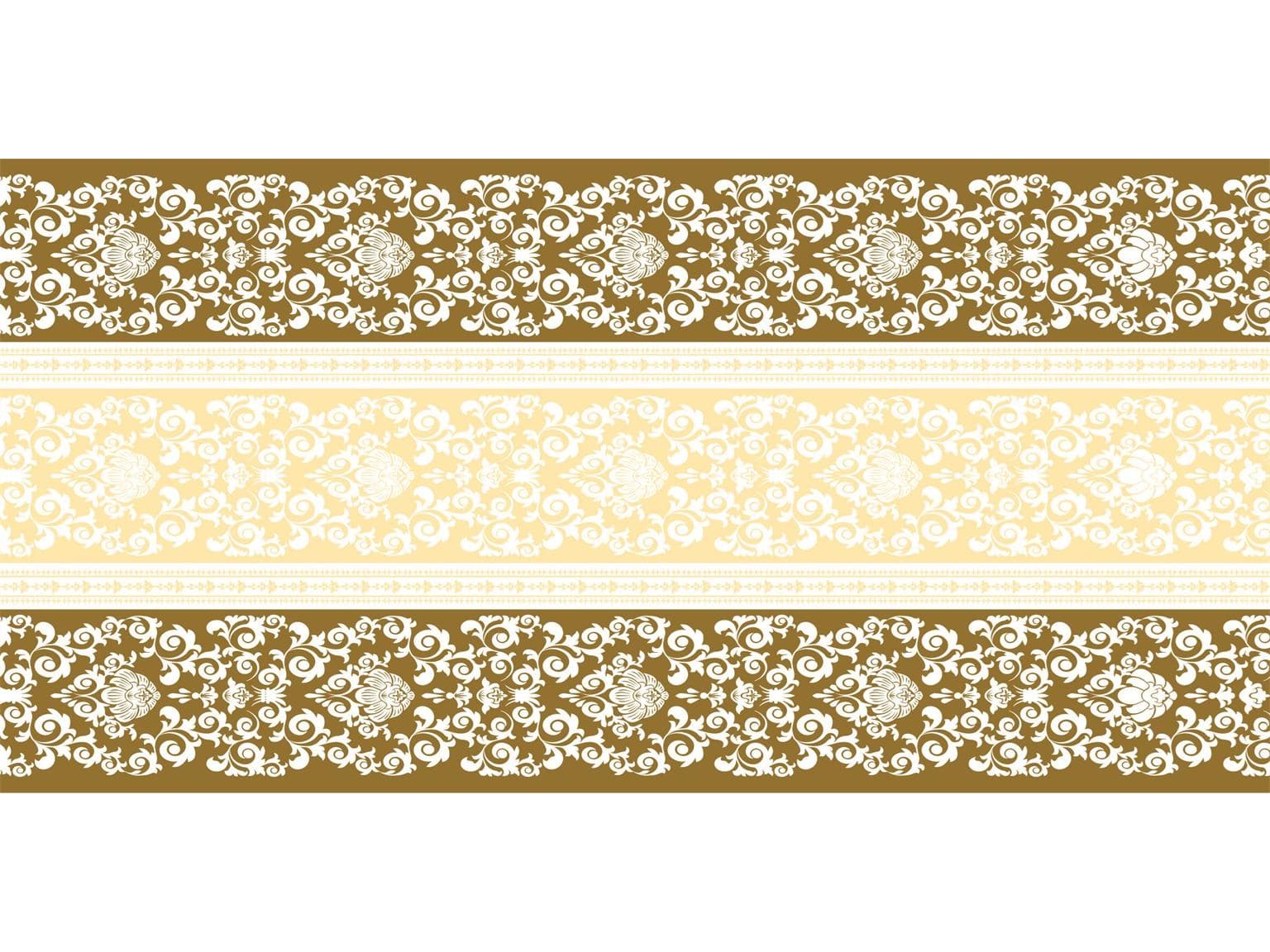 Tischläufer Airlaid, 40 cm x 24 lfm, "PASCAL" gold/creme