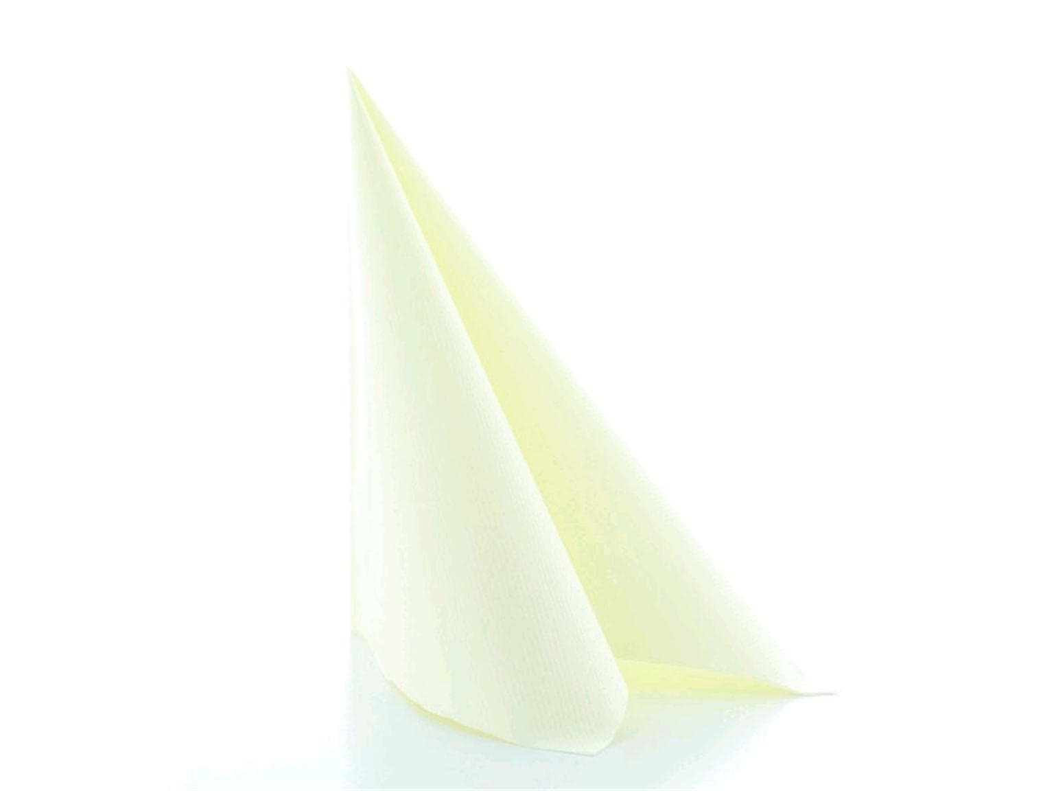 Servietten Airlaid, 40 x 40 cm, 1/4 Falz, champagner