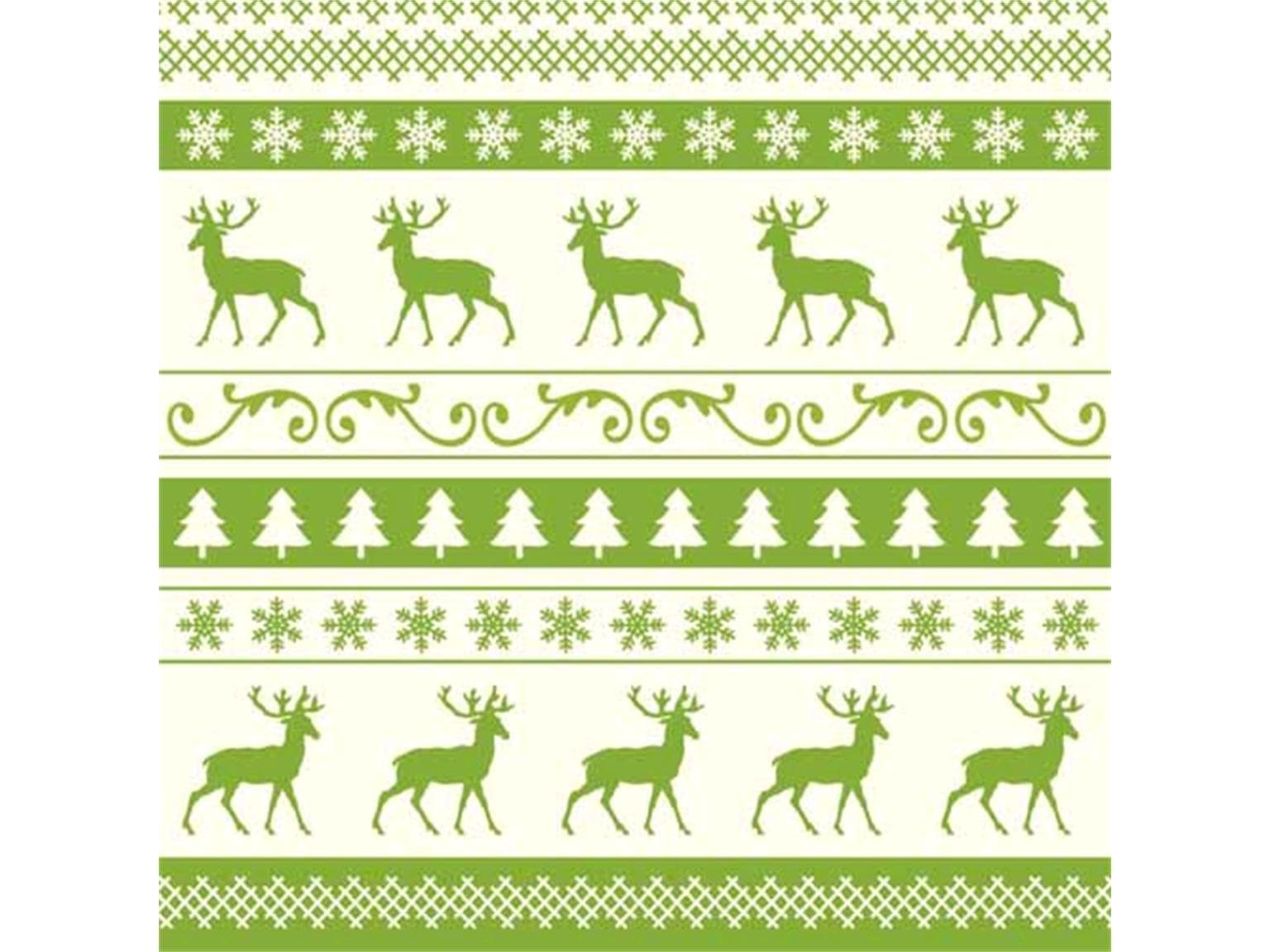 Servietten Airlaid 60 gm2, 40 x 40cm, 1/4 Falz, "BASTI", champagner-grün