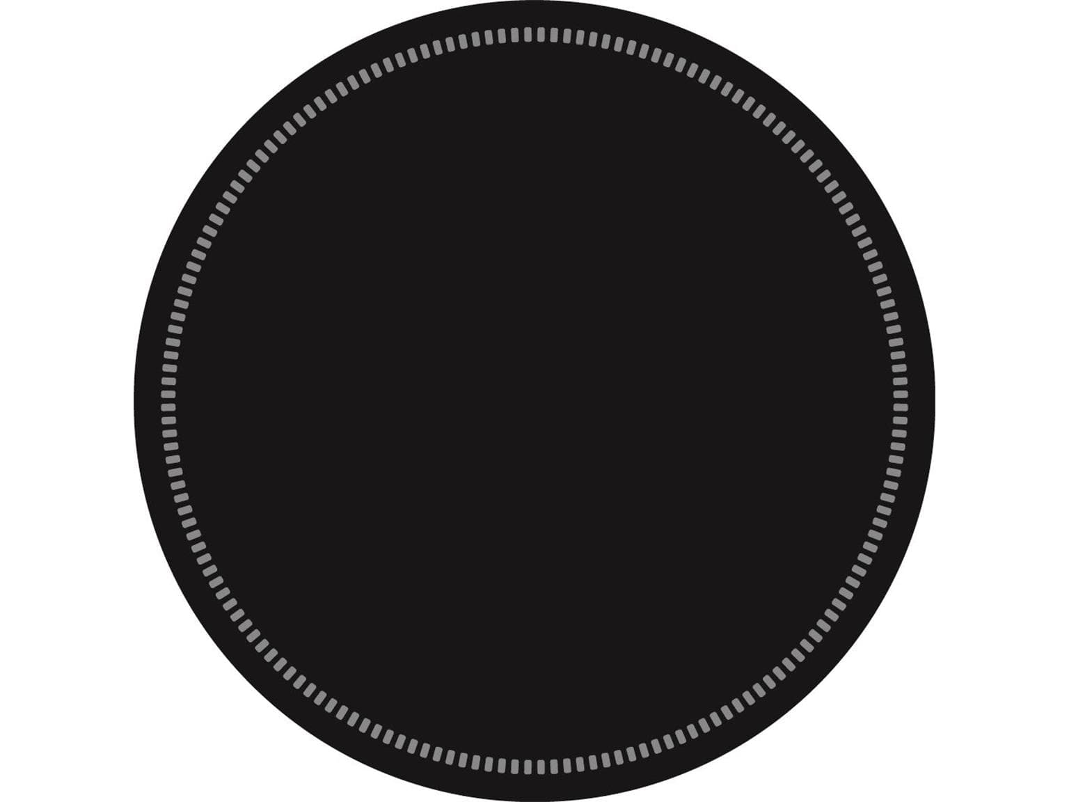 Tassenuntersetzer Tissue 9-lg, ø 90 mm, schwarz