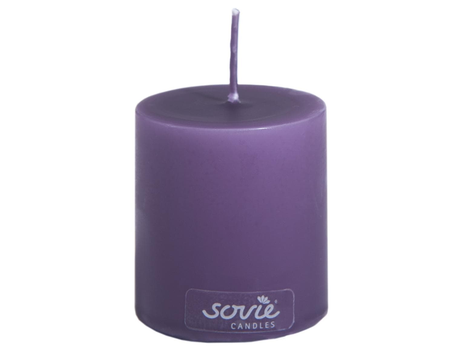 Stumpenkerzen, Ø 50 mm x 60 mm, aubergine