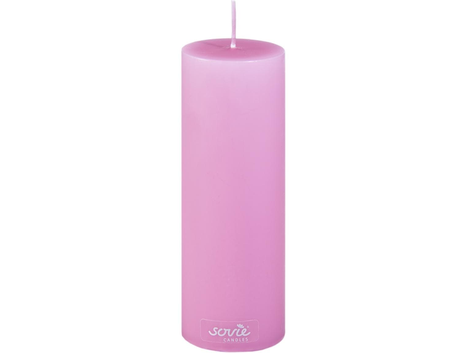 Stumpenkerzen, Ø 50 mm x 150 mm, violett