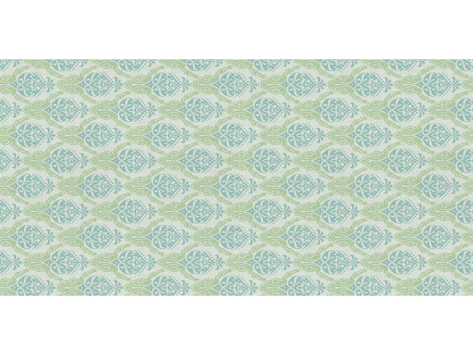 Tischläufer Airlaid, 40 cm x 24 lfm, "DORIS" grün/blau