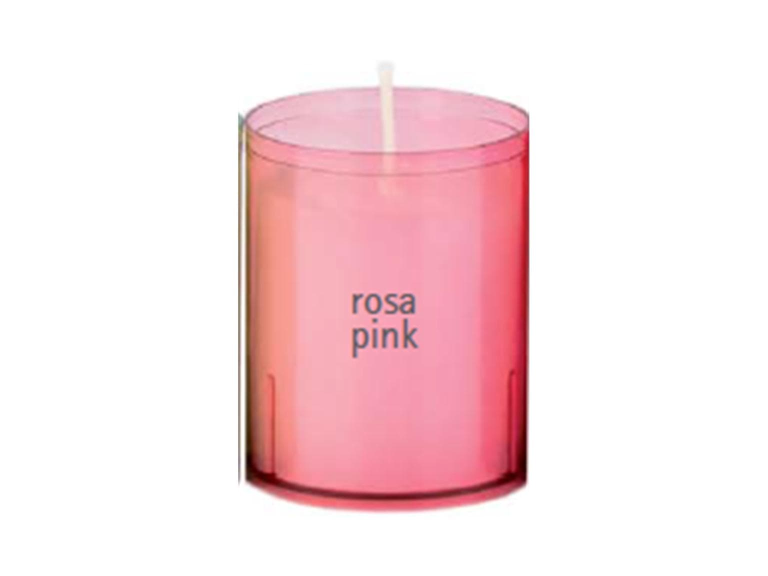 Refill Cups, 63 mm, Brenndauer 24 Std, rosa