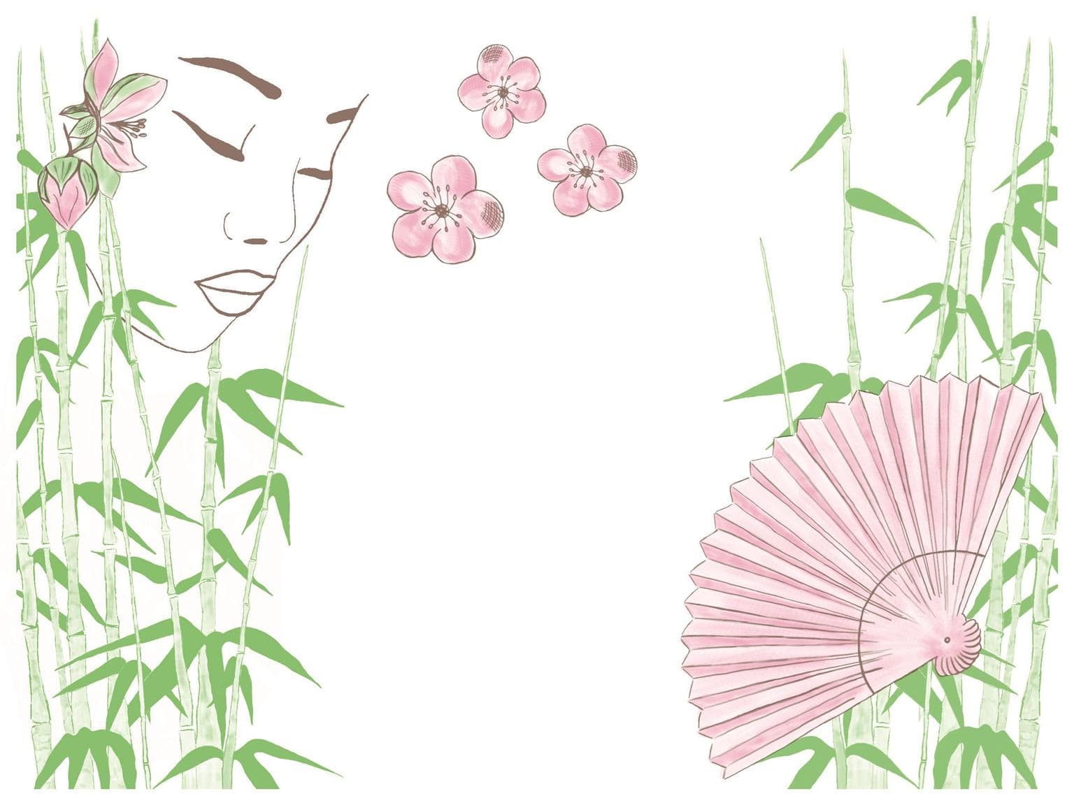 Tischset Airlaid, 40 x 30 cm, "ASIA"