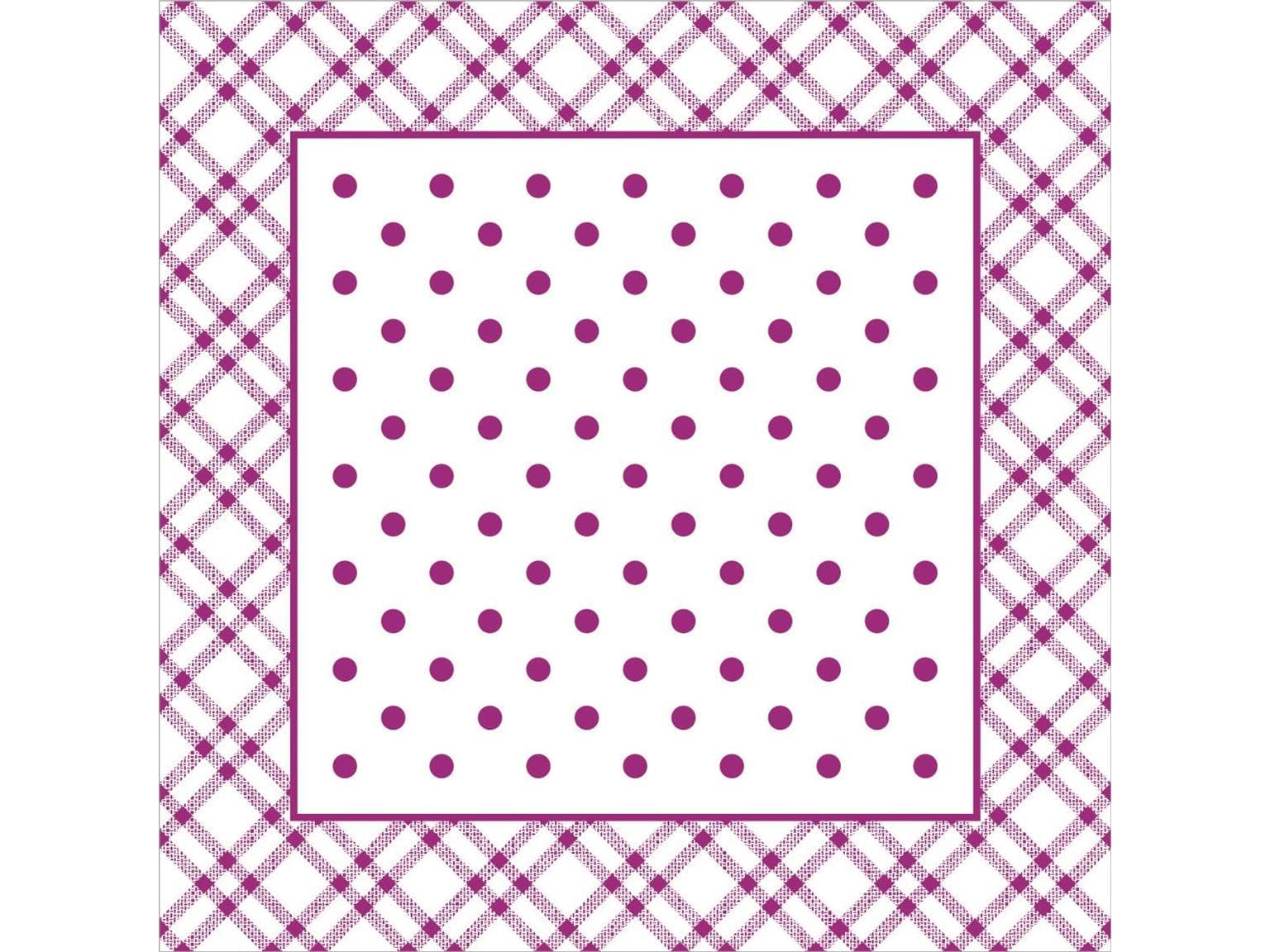 Tassenuntersetzer Tissue+Folie, 95x95mm, "ANTONIA" beere