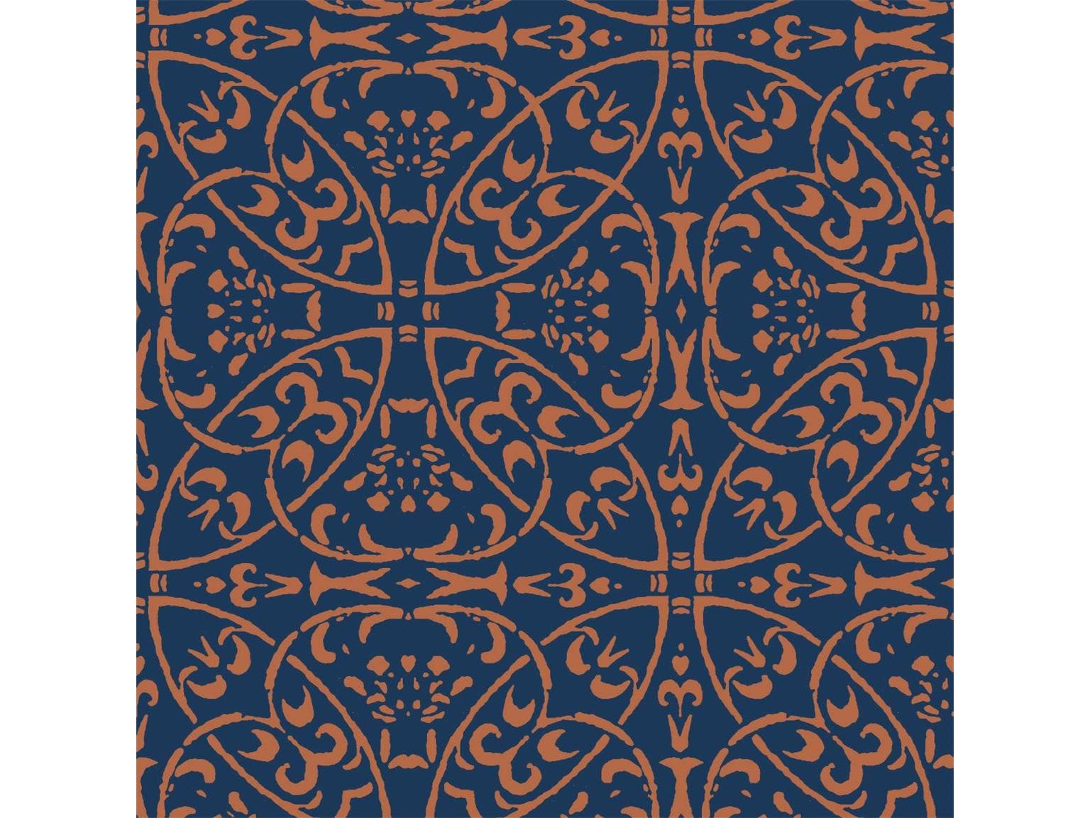 Servietten Airlaid, 40 x 40 cm, 1/4 Falz, "CLAUDIO" dunkelblau/braun