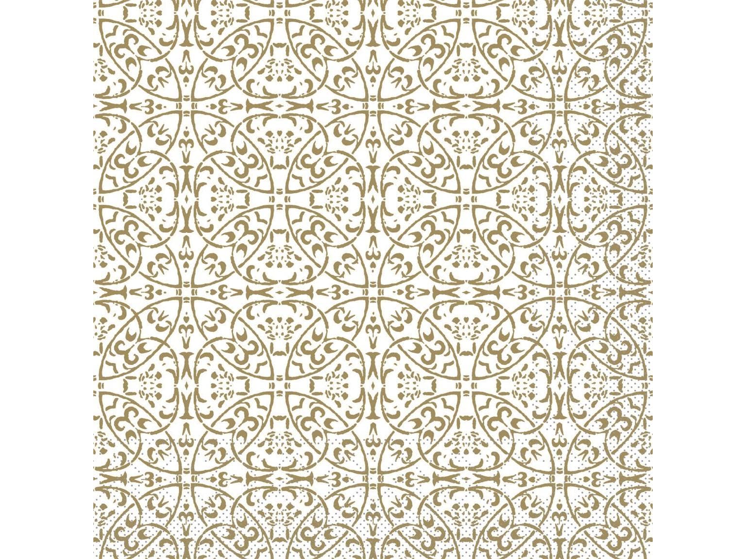 Servietten Tissue 3-lagig, 33 x 33 cm, 1/4 Falz, "CLAUDIO" gold