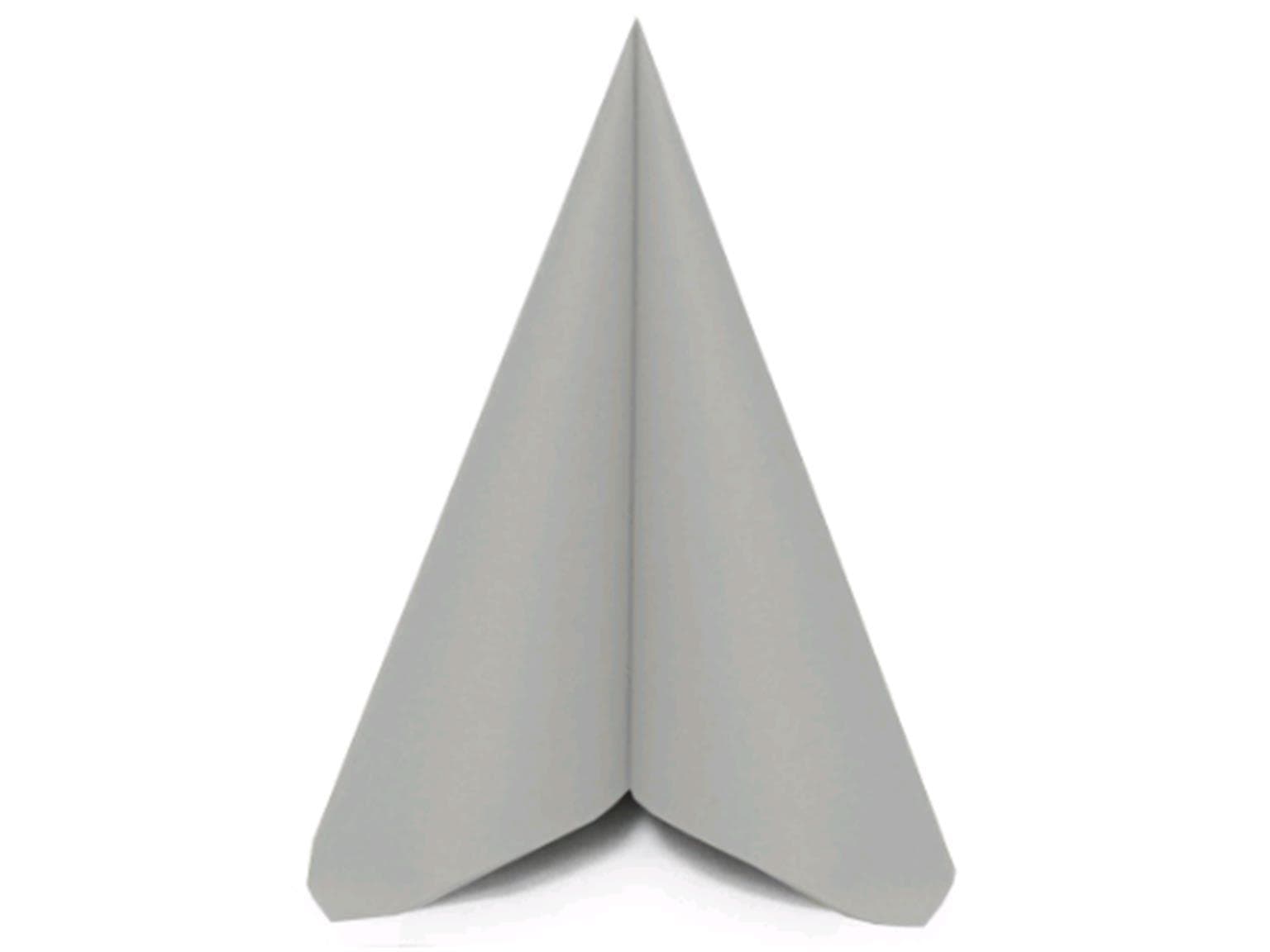 Servietten Airlaid, 40 x 40 cm, 1/4 Falz, grau