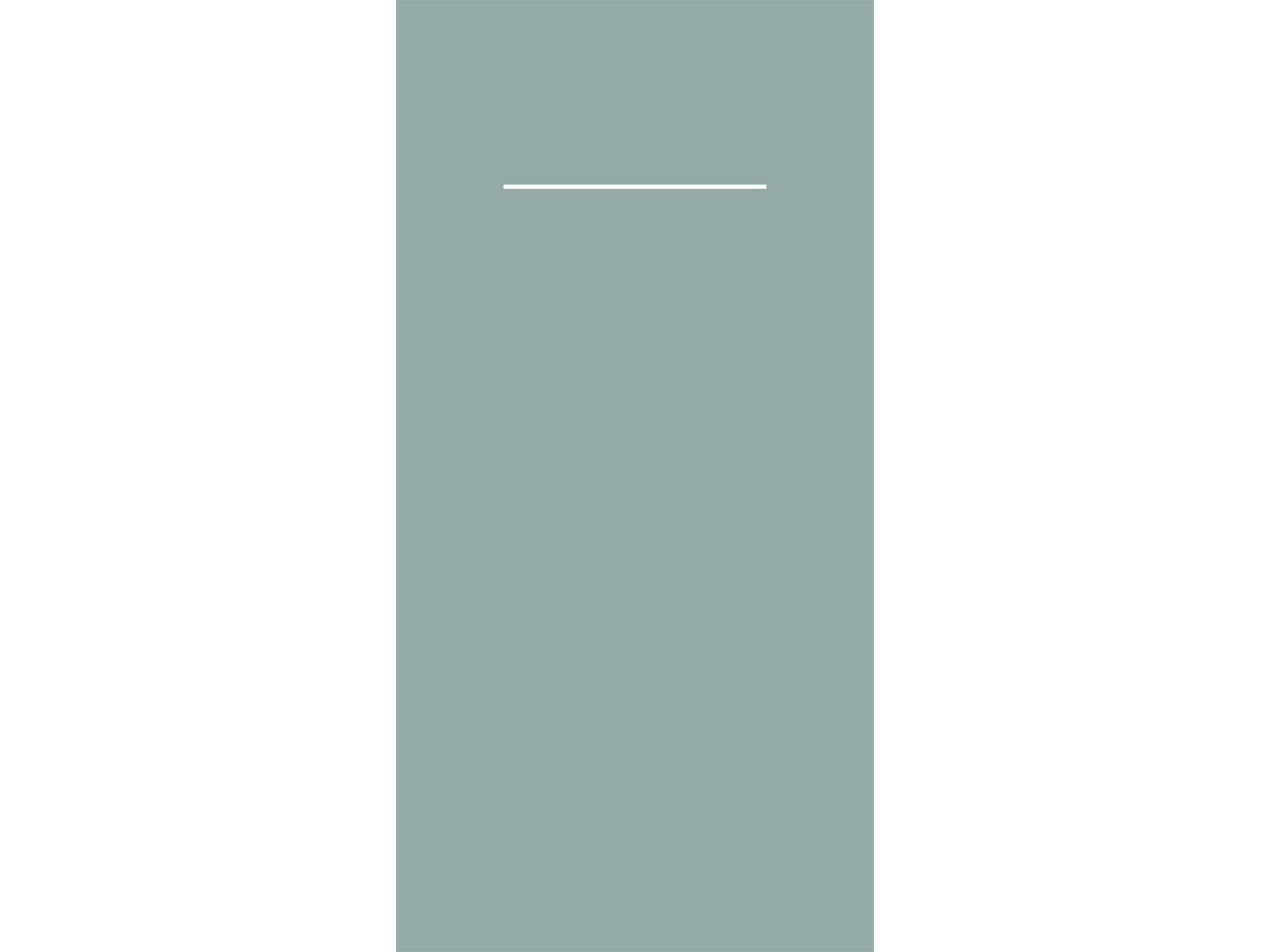 Besteckserviette Airlaid, 40 x 40 cm, 1/8 Falz, grau, light