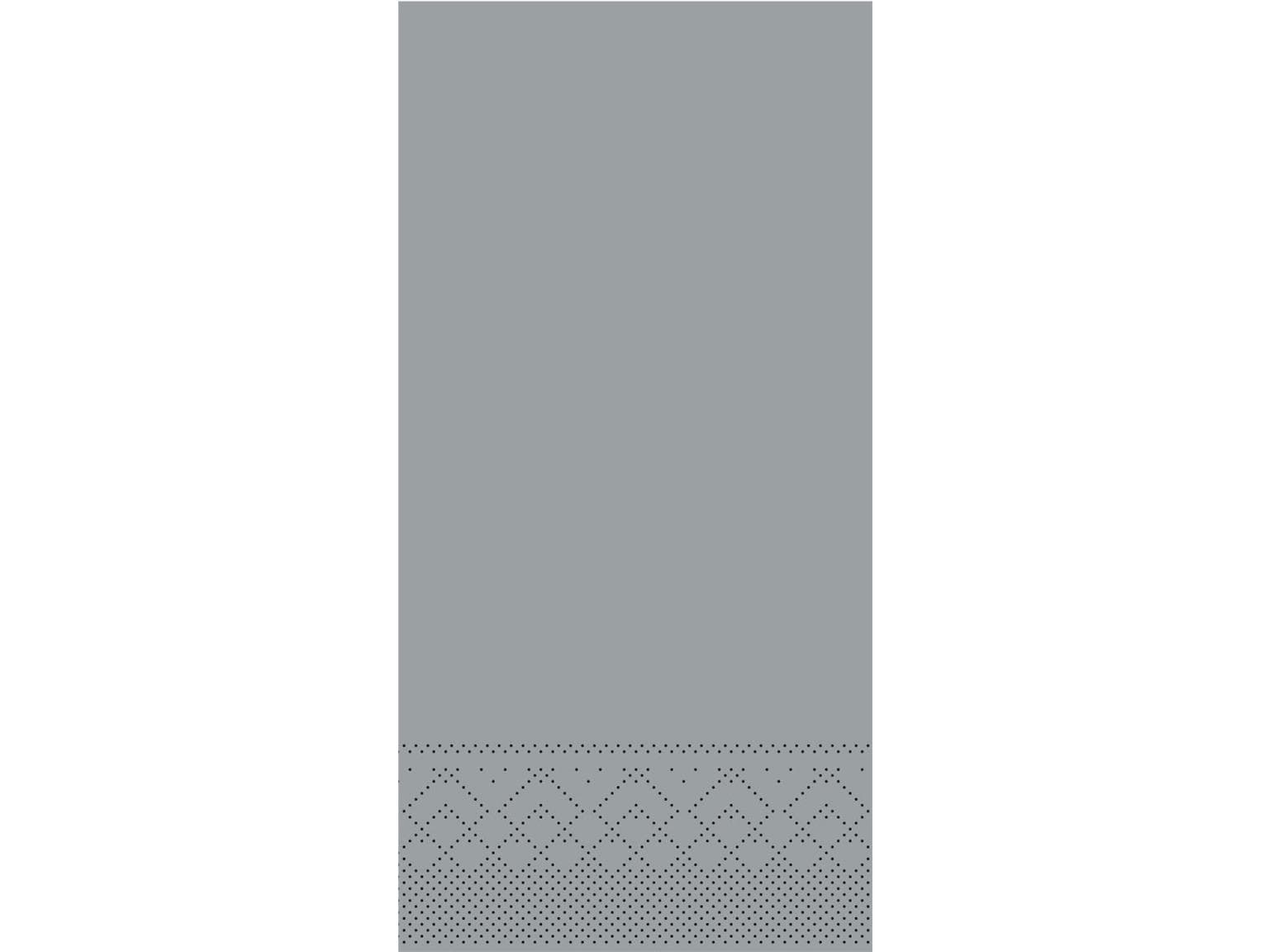 Servietten Tissue 3-lagig, 33 x 33 cm, 1/8 Falz, grau