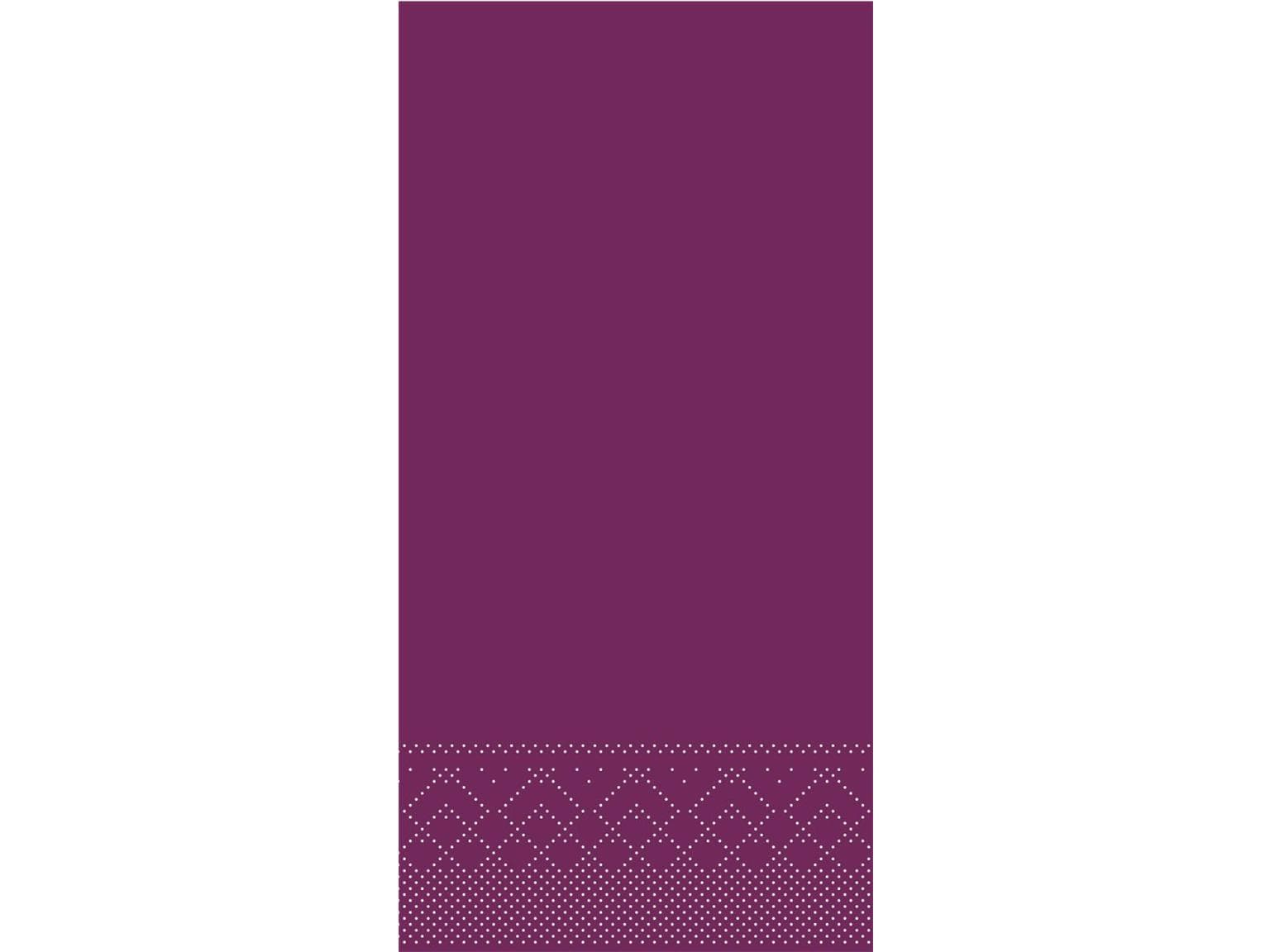 Servietten Tissue 3-lagig, 33 x 33 cm, 1/8 Falz, aubergine