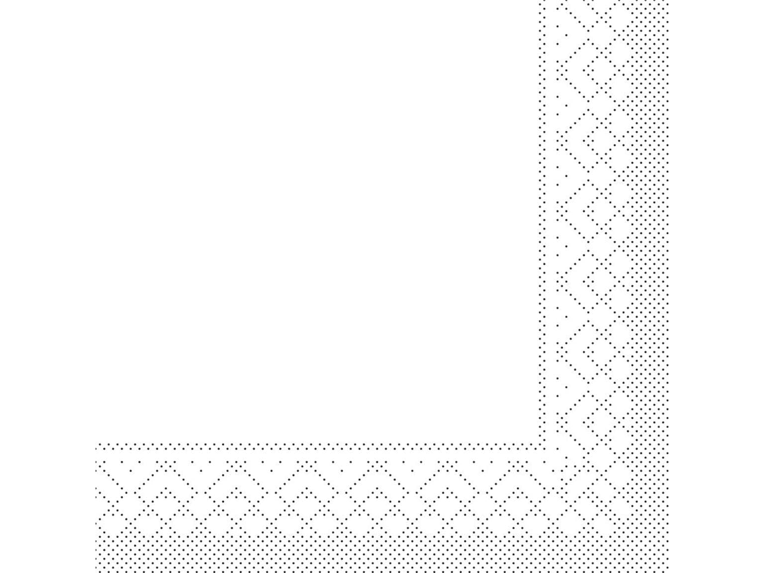 Servietten Tissue 3-lagig, 40 x 40 cm, 1/4 Falz, weiss