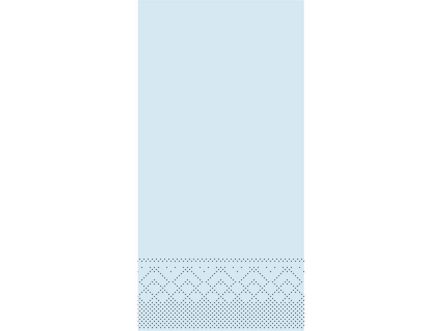 Servietten Tissue 3-lagig, 40 x 40 cm, 1/8 Falz, hellblau