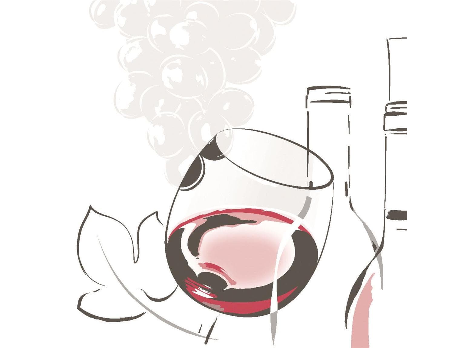 Servietten Airlaid, 33 x 33 cm, 1/4 Falz, "TIME FOR WINE"