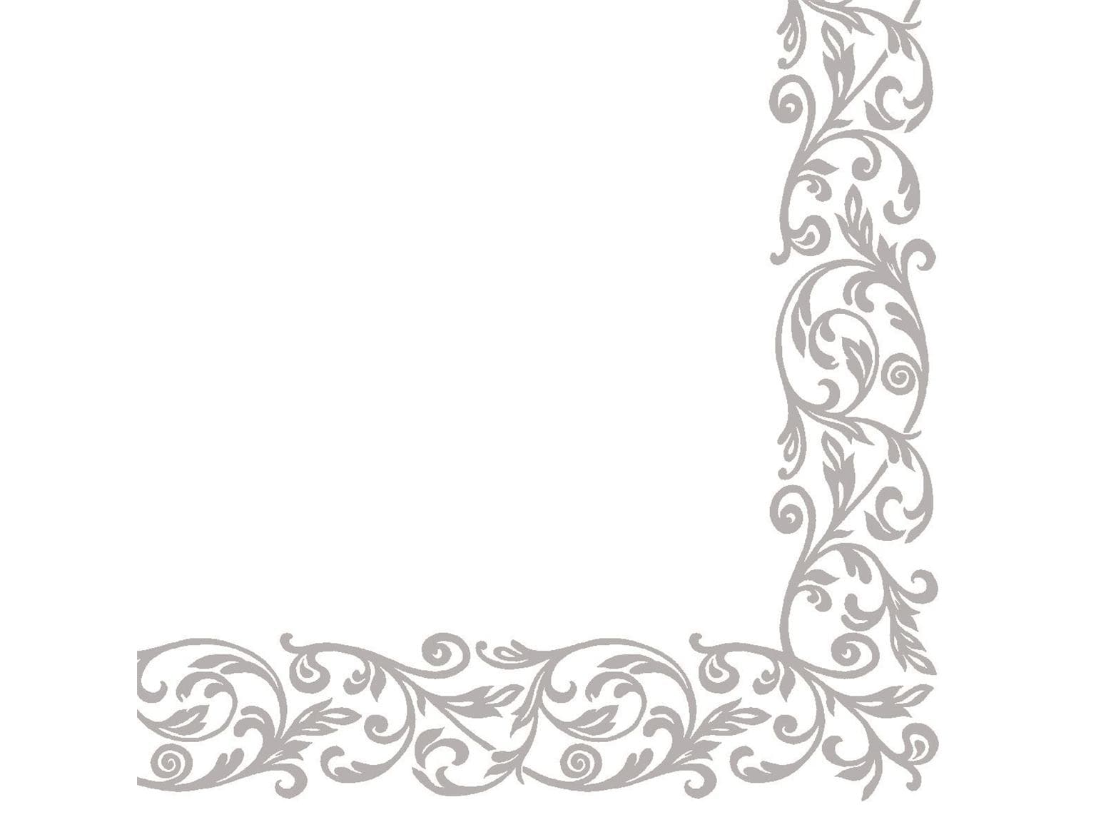 Servietten Airlaid, 40 x 40 cm, 1/4 Falz, "ROB" silber