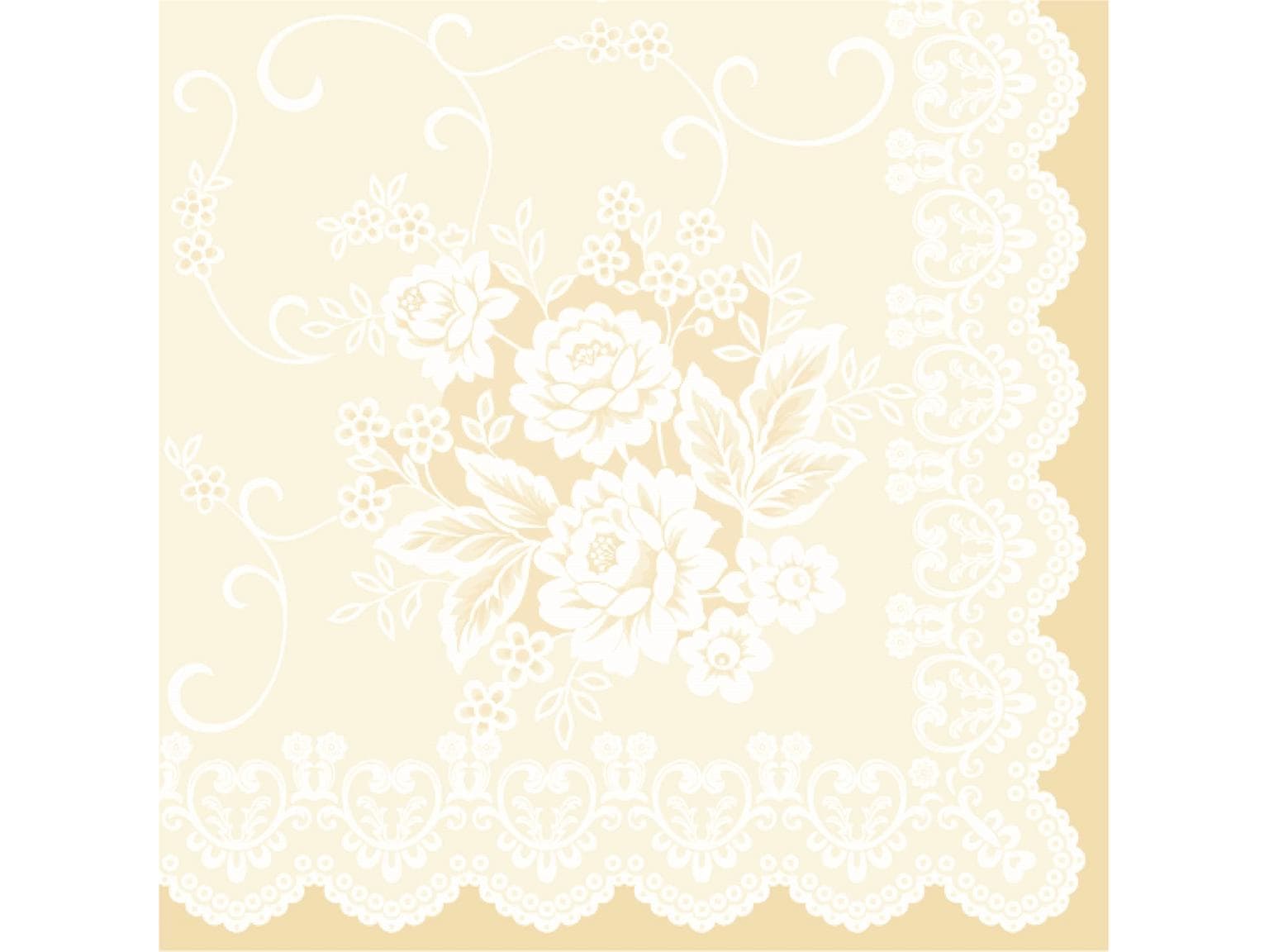 Servietten Airlaid, 40 x 40 cm, 1/4 Falz, "FRANZISKA" beige