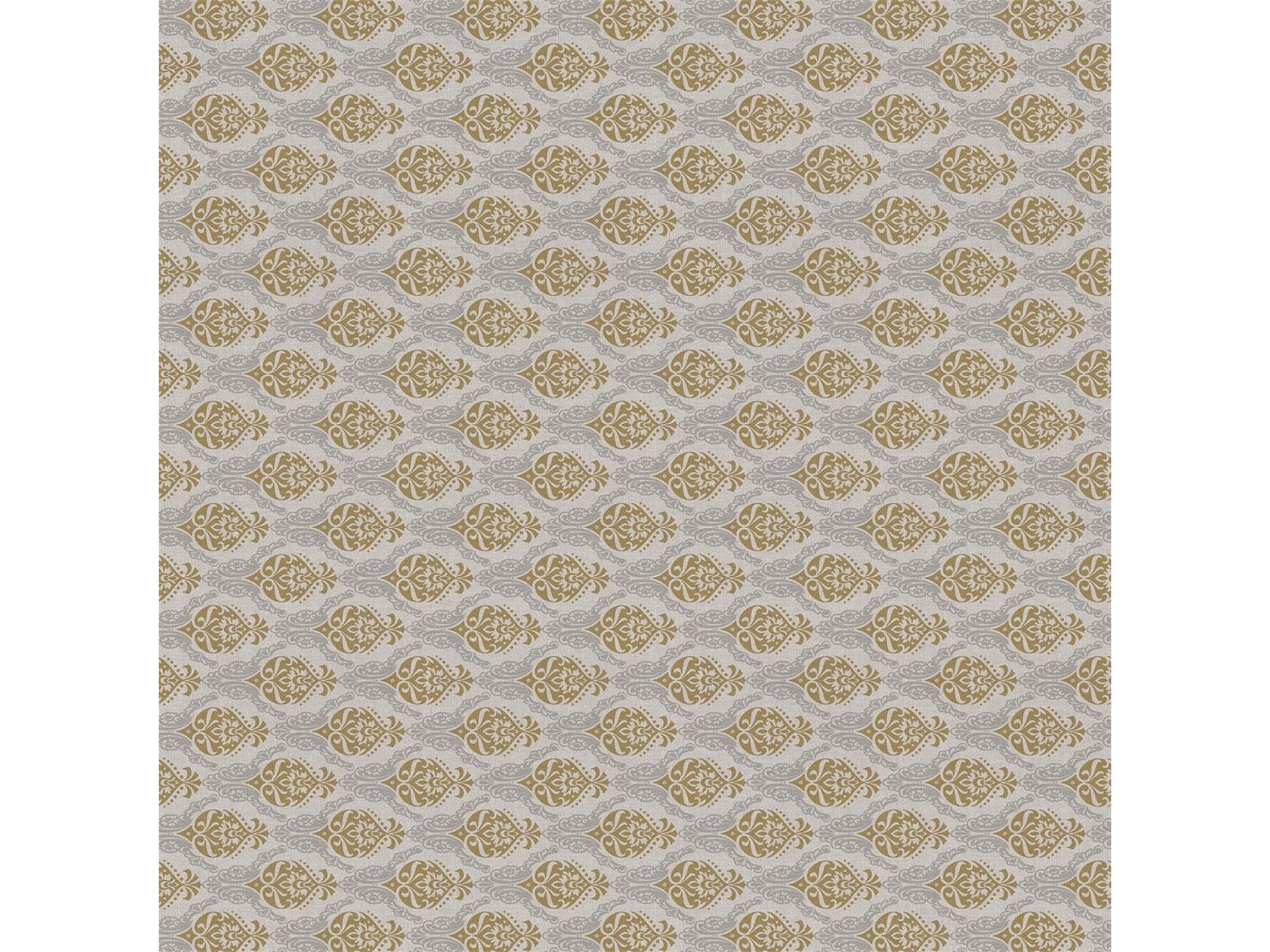 Tischdecken Airlaid, 80 x 80 cm, 1/8 Falz, "DORIS" gold/silber