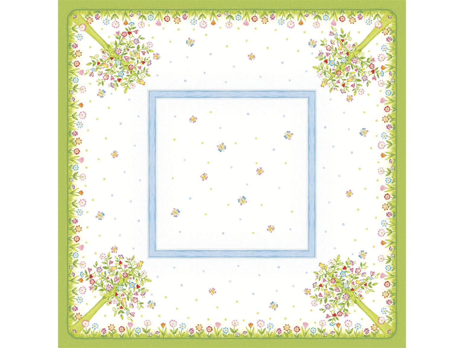 Tischdecken Airlaid, 80 x 80 cm, 1/8 Falz, "INSA"