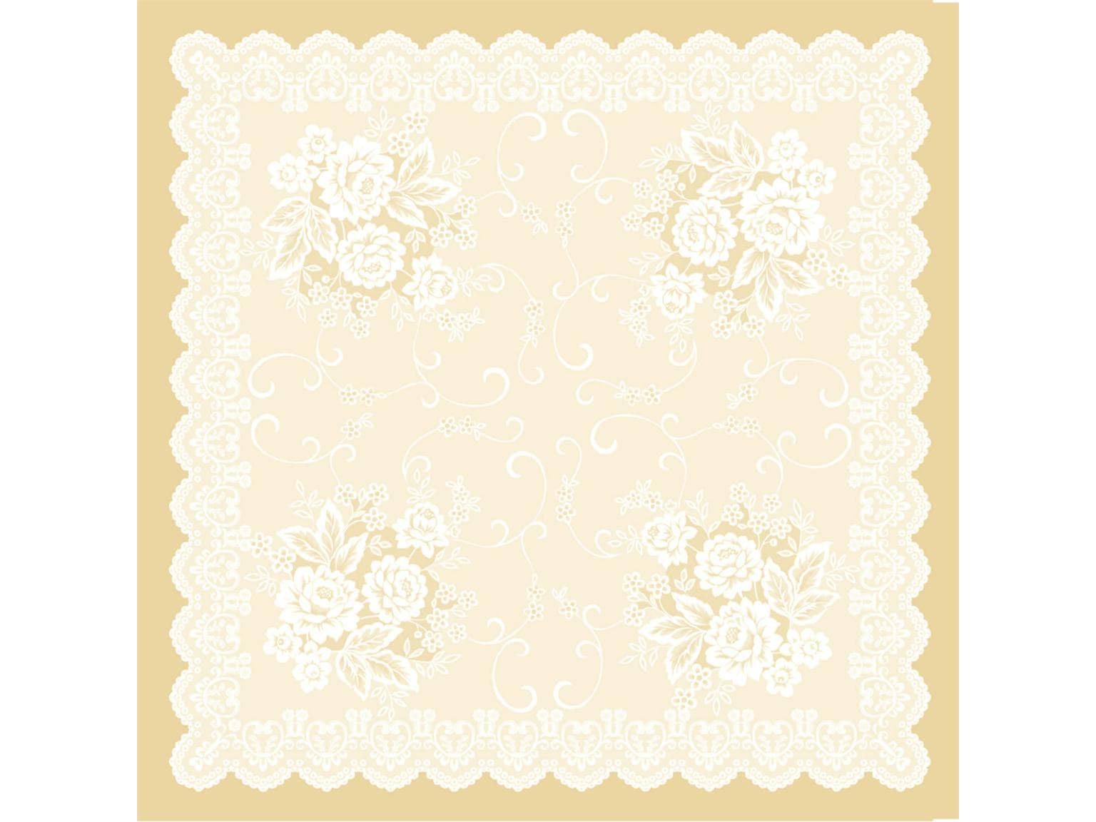 Tischdecken Airlaid, 80 x 80 cm, 1/8 Falz, "FRANZISKA" beige