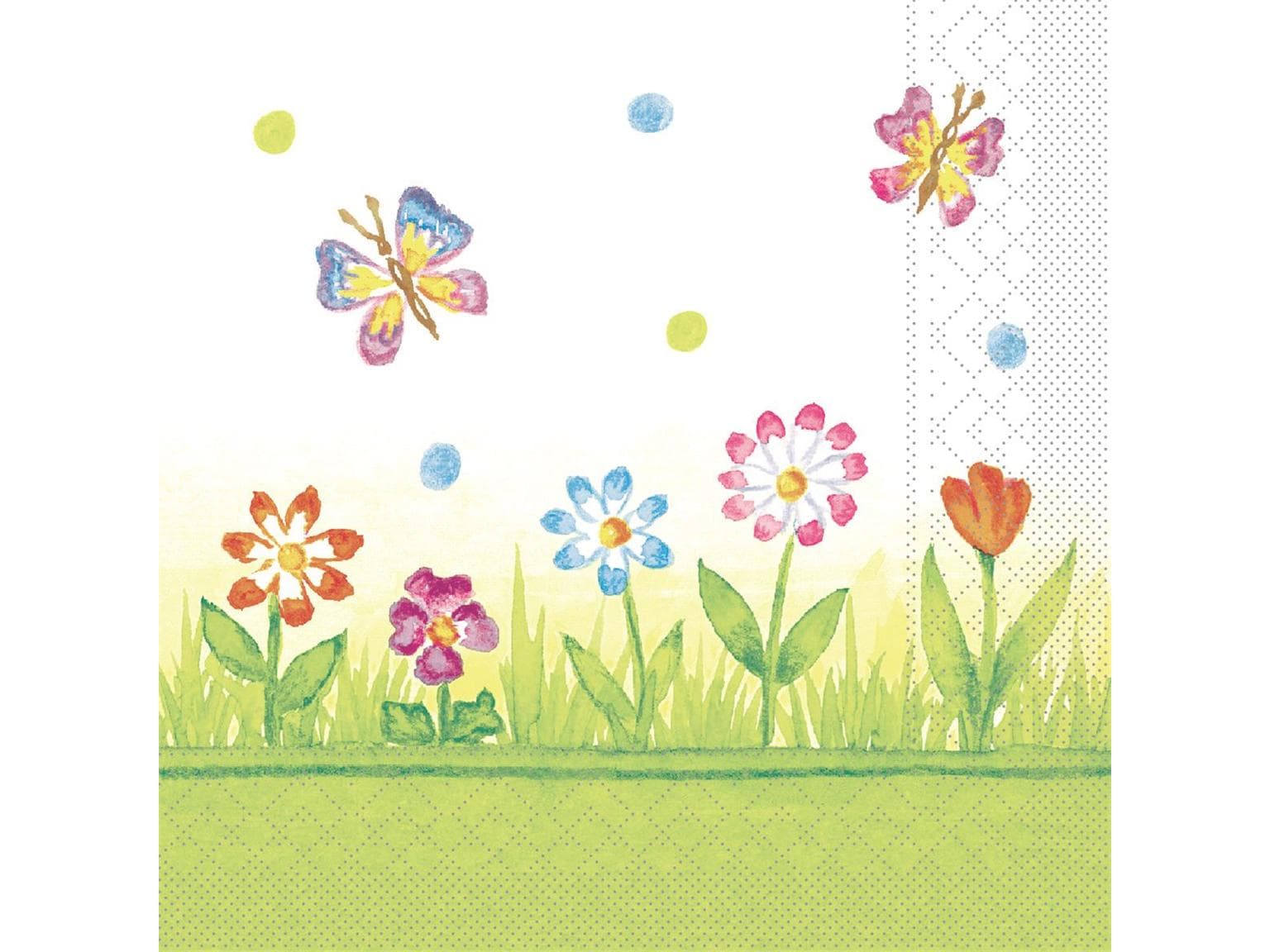 Servietten Tissue 3-lagig, 33 x 33 cm, 1/4 Falz, "INSA"