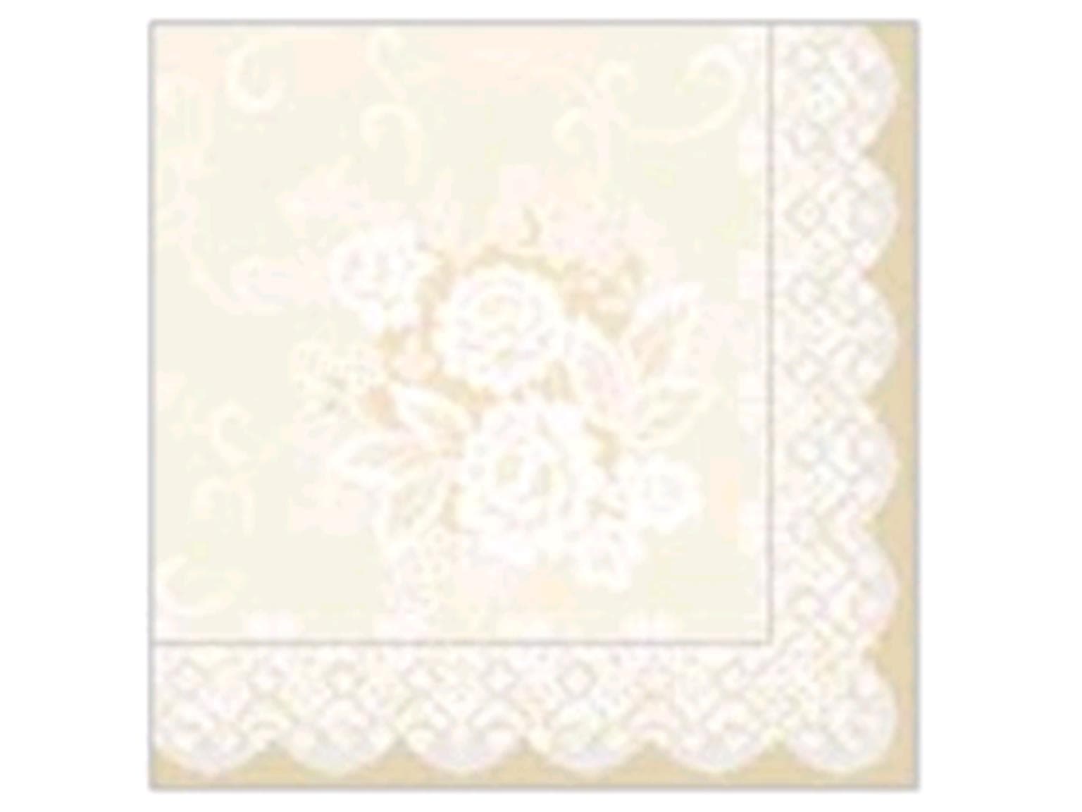 Servietten Tissue 3-lagig, 33 x 33 cm, 1/4 Falz, "FRANZISKA" beige