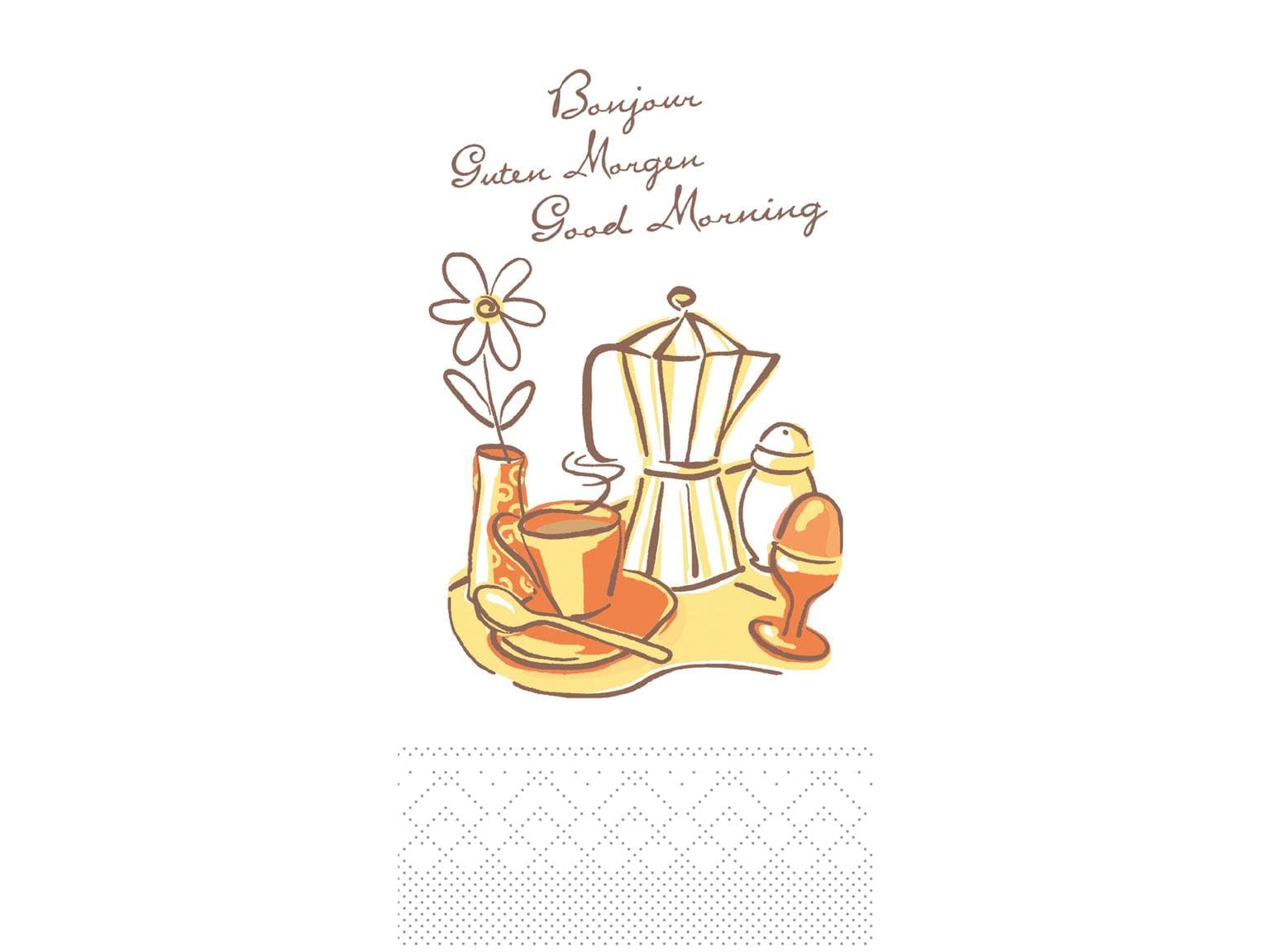 Servietten Tissue 3-lagig, 33 x 33 cm, 1/8 Falz, "NEW DAY"