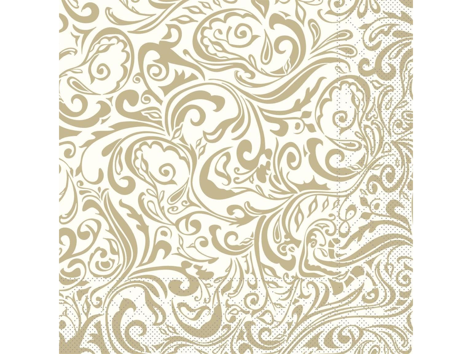 Servietten Tissue 3-lagig, 40 x 40 cm, 1/4 Falz, "LIAS" champagner/hellbraun