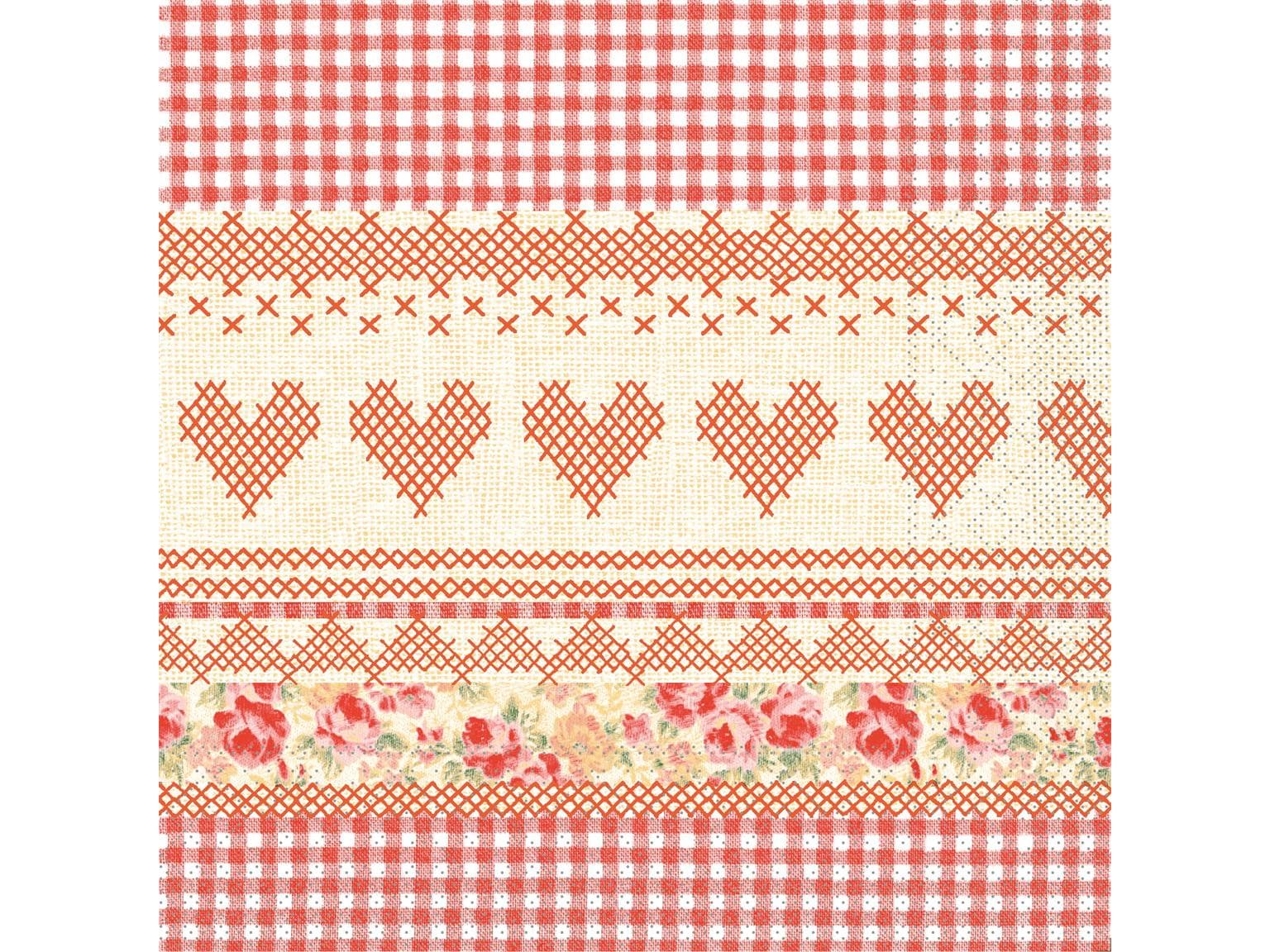 Servietten Tissue 3-lagig, 40 x 40 cm, 1/4 Falz, "MATHILDA"