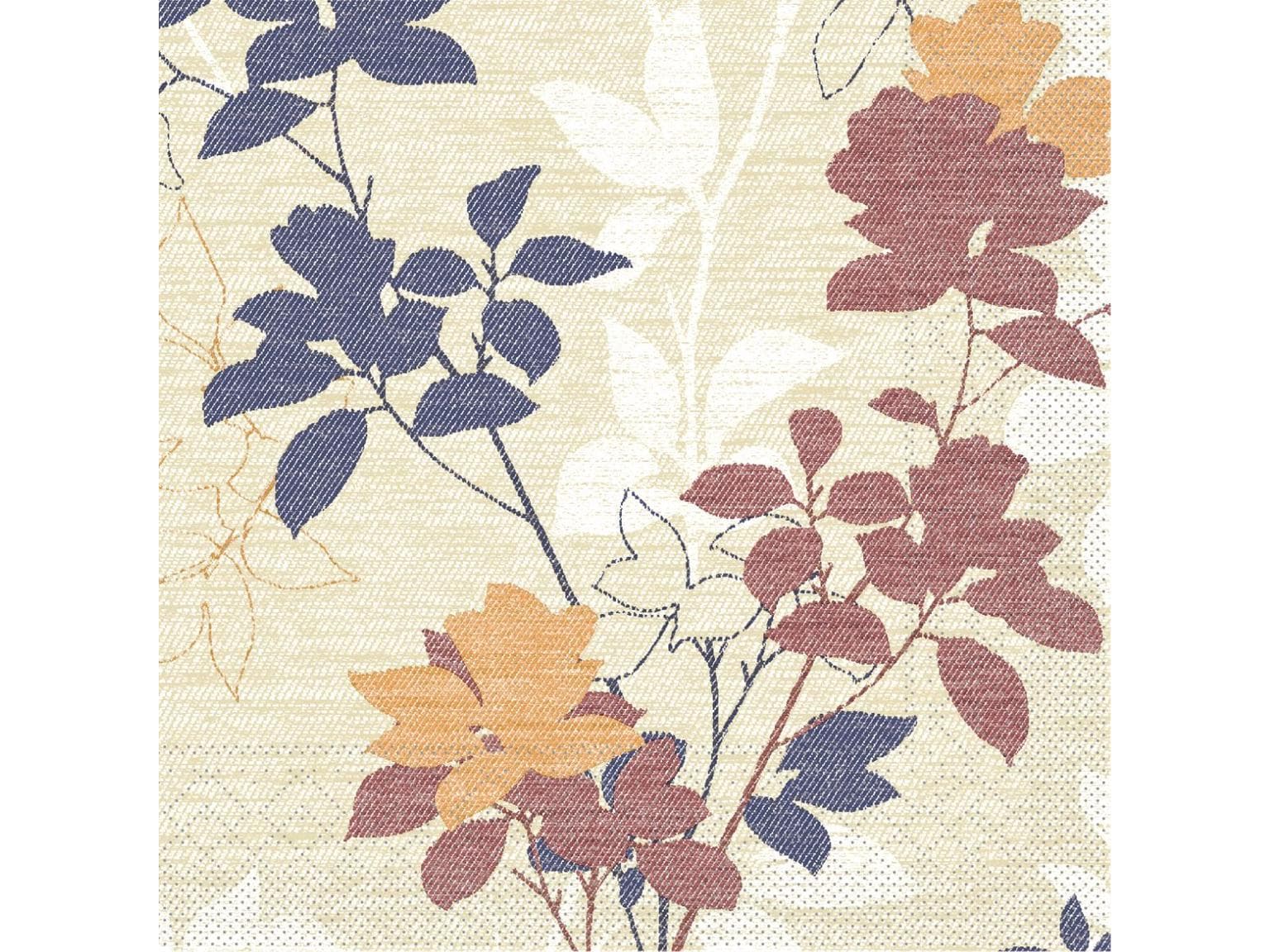 Servietten Tissue 3-lagig, 40 x 40 cm, 1/4 Falz, "CHRISSY" creme/bordeaux