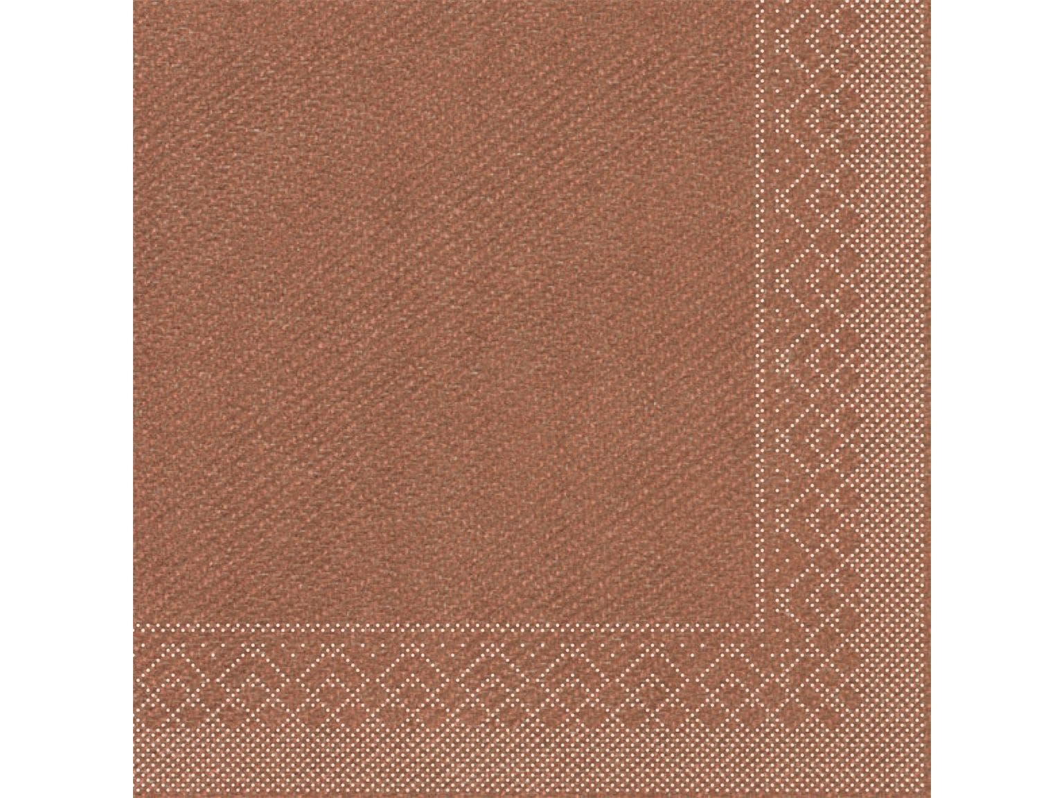 Servietten Tissue 3-lagig, 33 x 33 cm, 1/4 Falz, bronze
