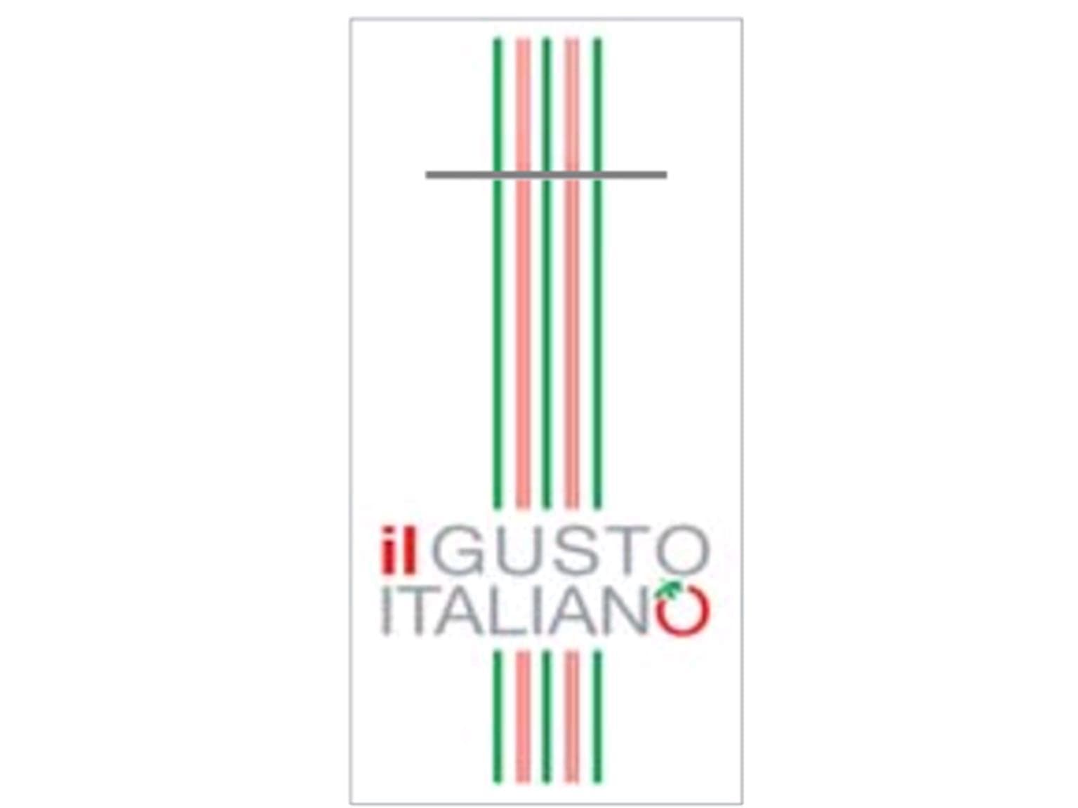 Besteckserviette Airlaid, 40 x 33 cm, 1/8 Falz, "IL GUSTO ITALIANO"