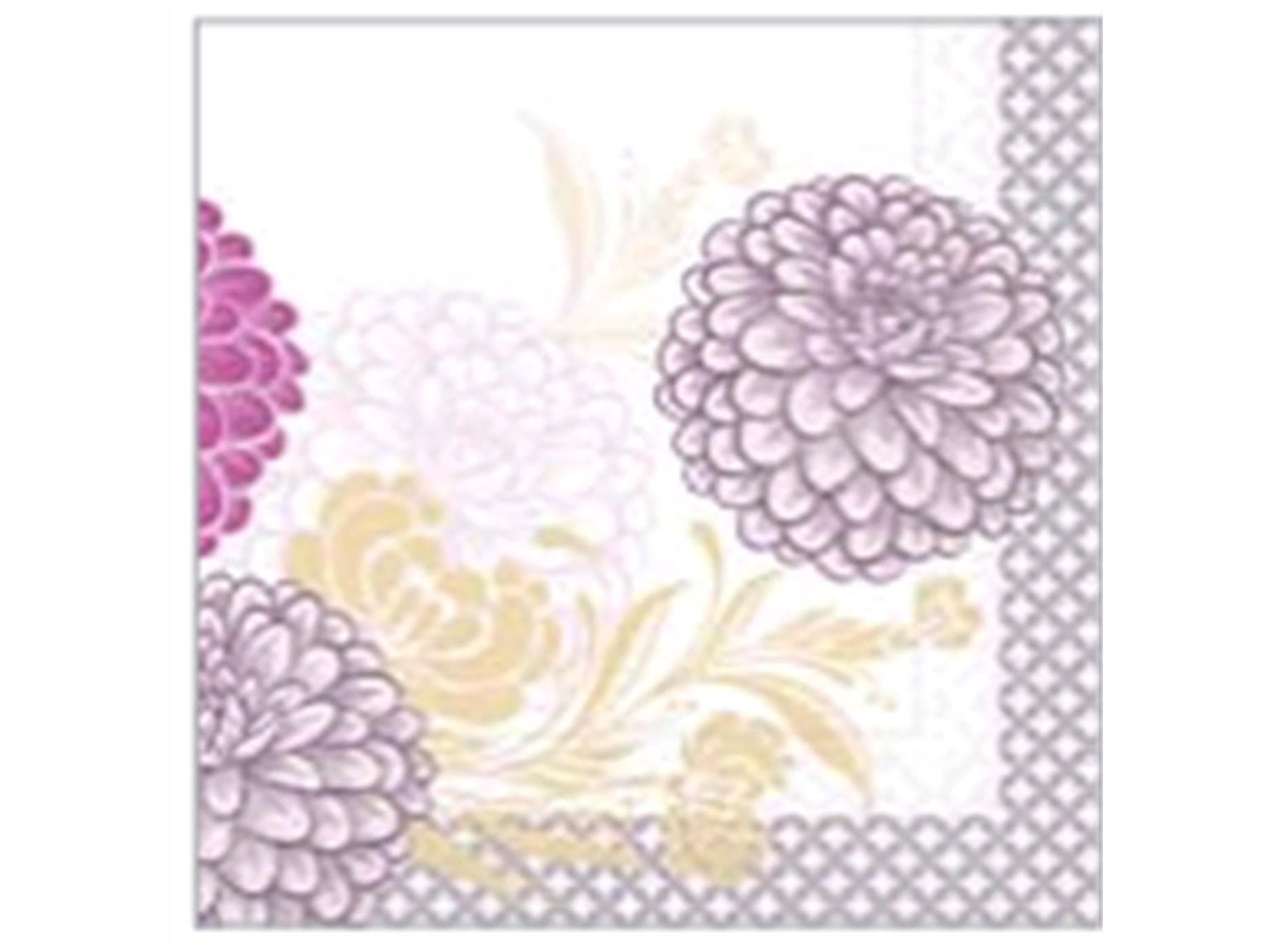 Servietten Tissue 3-lagig, 33 x 33 cm, 1/4 Falz, "CLARISSA" violett