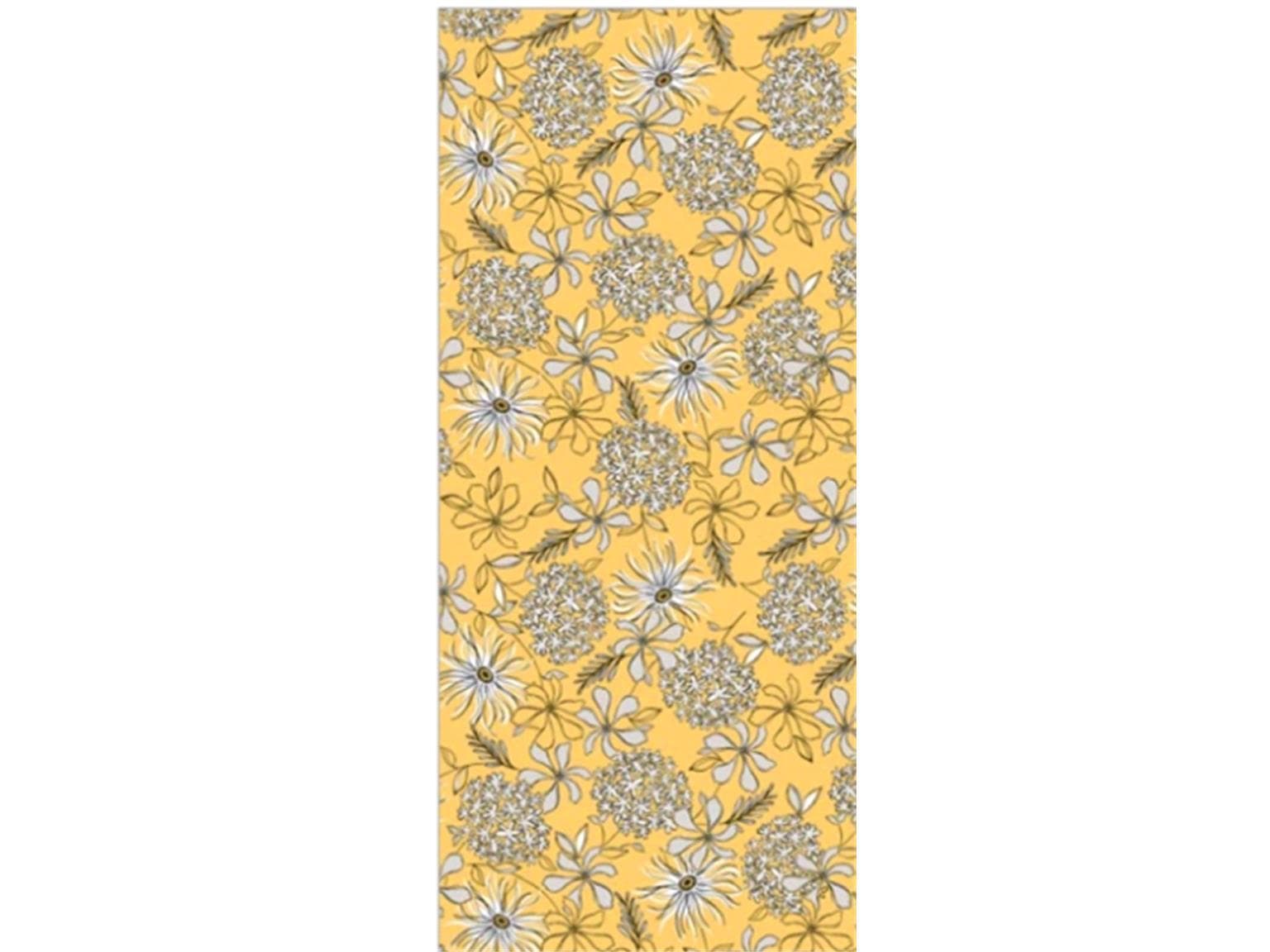 Tischdecken Airlaid, 80 x 80 cm, 1/8 Falz, Hilde  "gelb/schwarz"