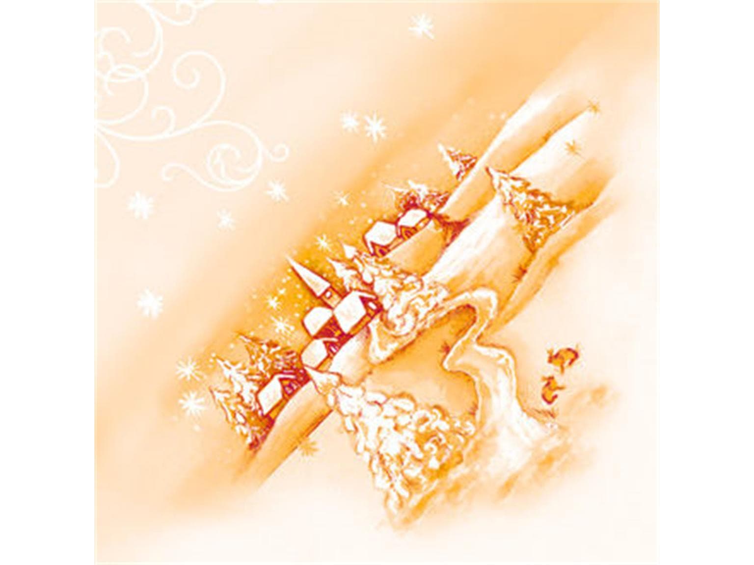 Servietten Airlaid, 40 x 40 cm, 1/4 Falz, Silence  "aprikot"