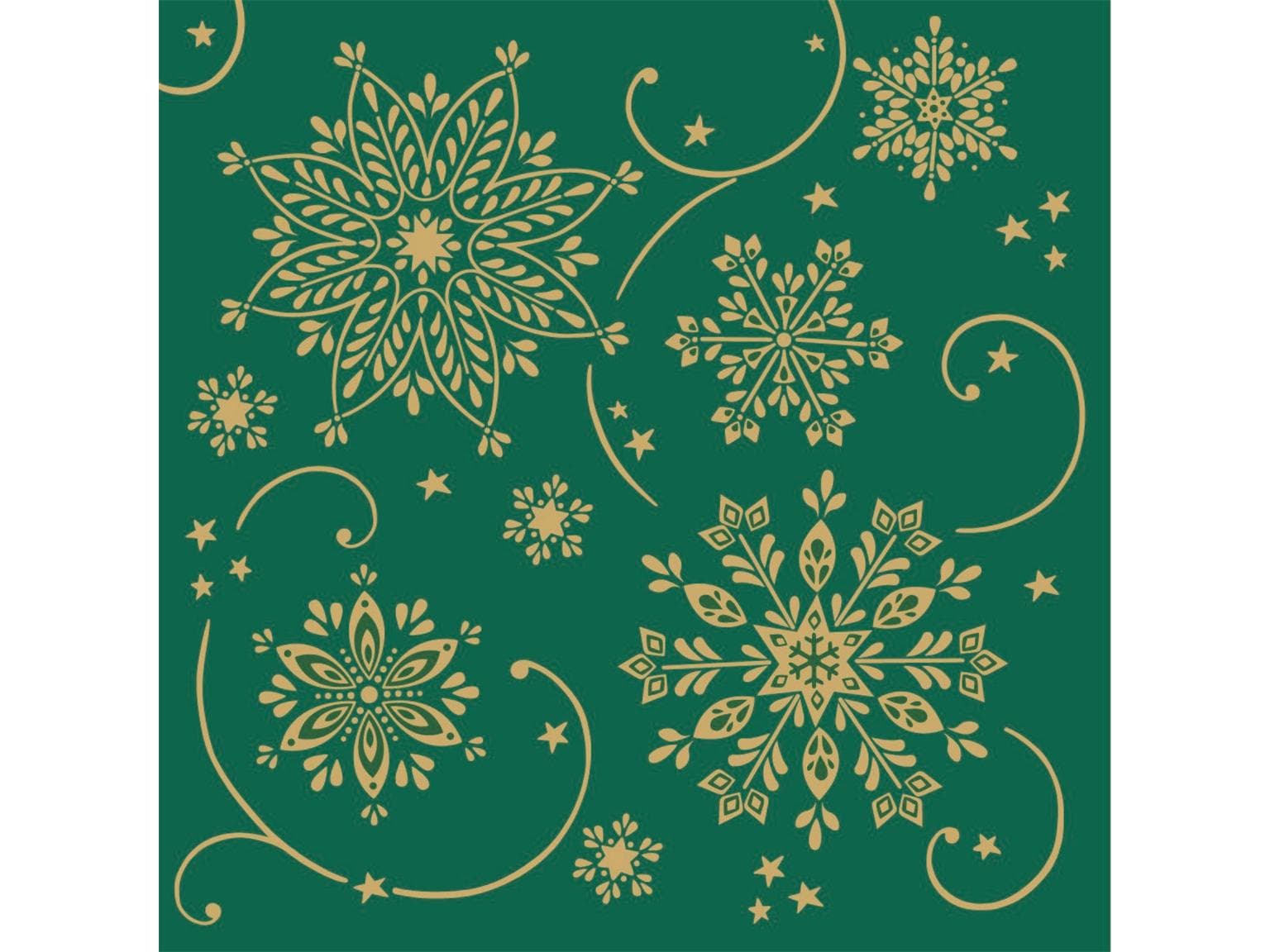 Servietten Airlaid, 40 x 40 cm, 1/4 Falz, Cristal  "grün"