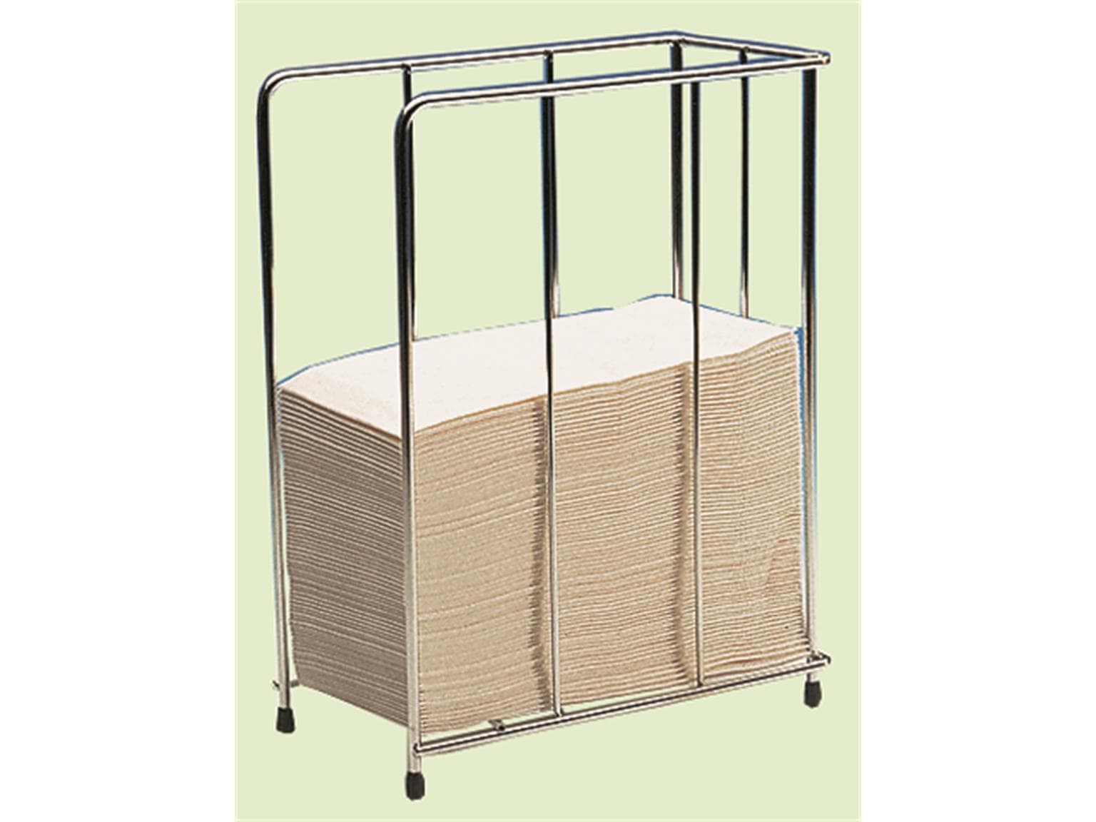 Serviettenhalter 180 x 100 x 240 mm aus Draht, Öffnung auf Schmalseite