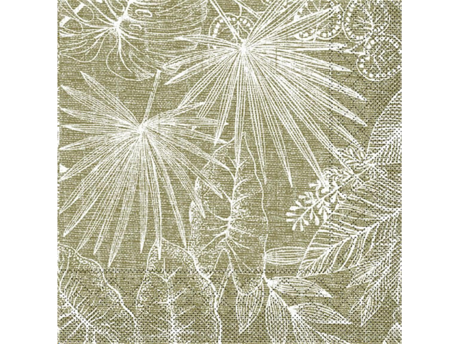 Servietten Tissue 3-lagig, 40 x 40 cm 1/4 Falz, Kona (braun)