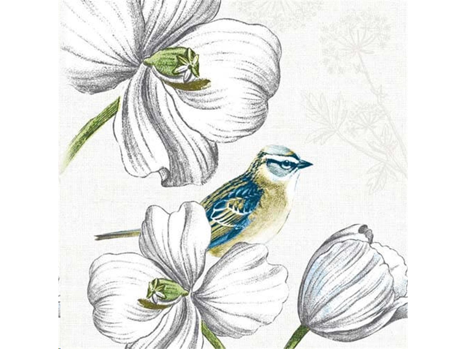 Servietten Airlaid 60 gm2, 40 x 40 cm 1/4 Falz, Isabeau