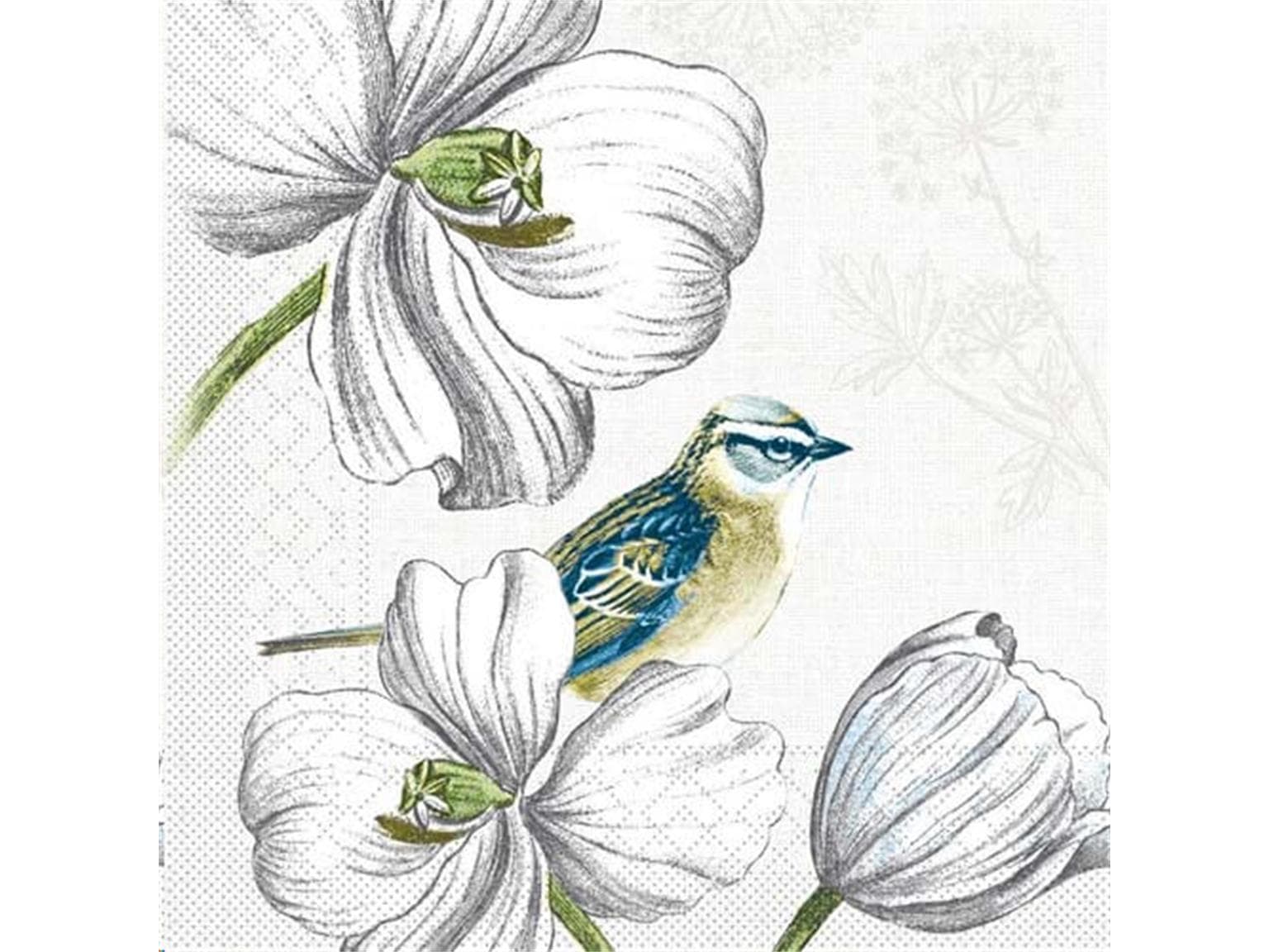 Servietten Tissue 3-lagig, 40 x 40 cm 1/4 Falz, Isabeau