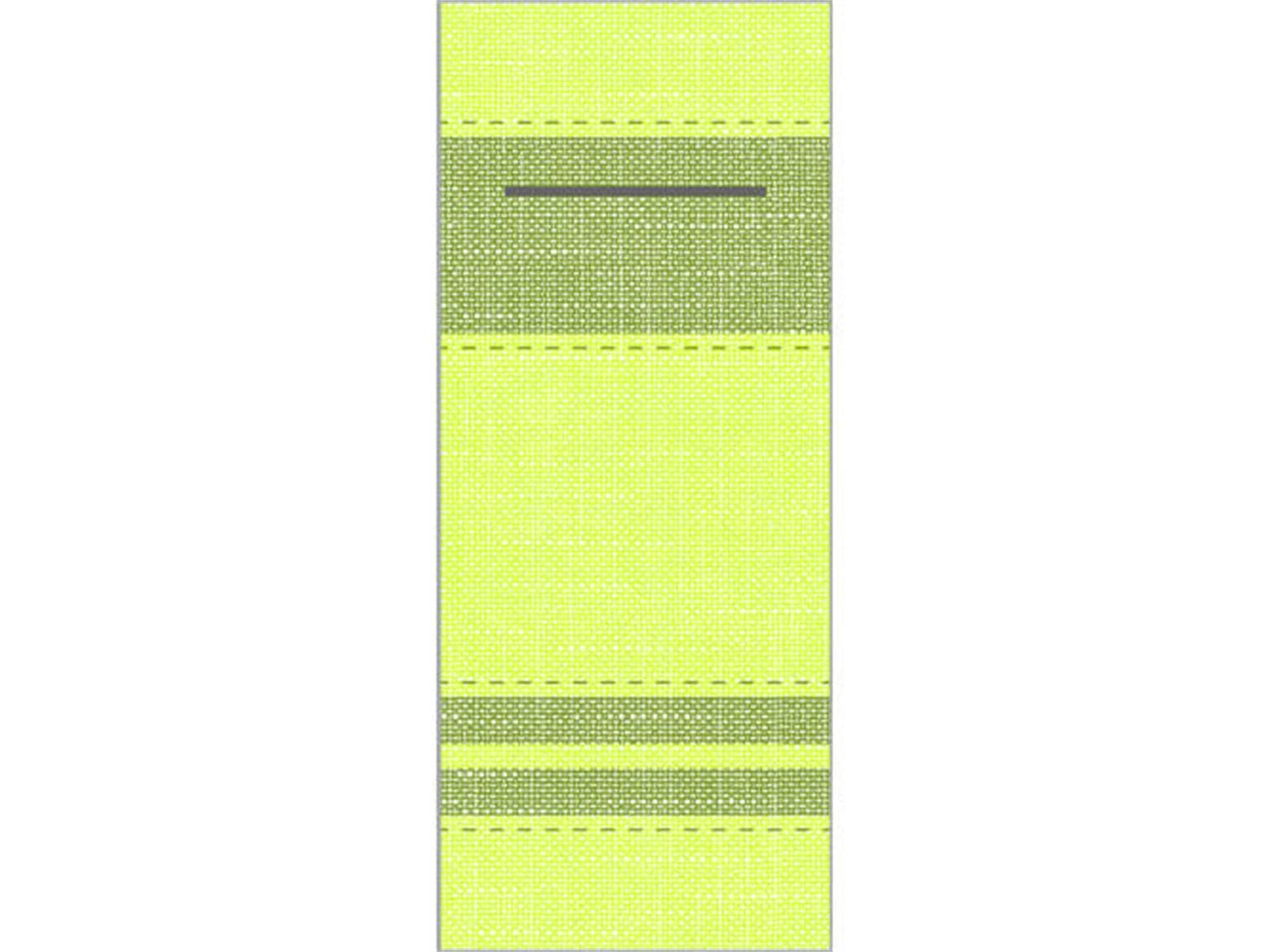 Besteckserviette Airlaid, 40 x 33 cm, 1/8 Falz, Brooklyn (lime/oliv)