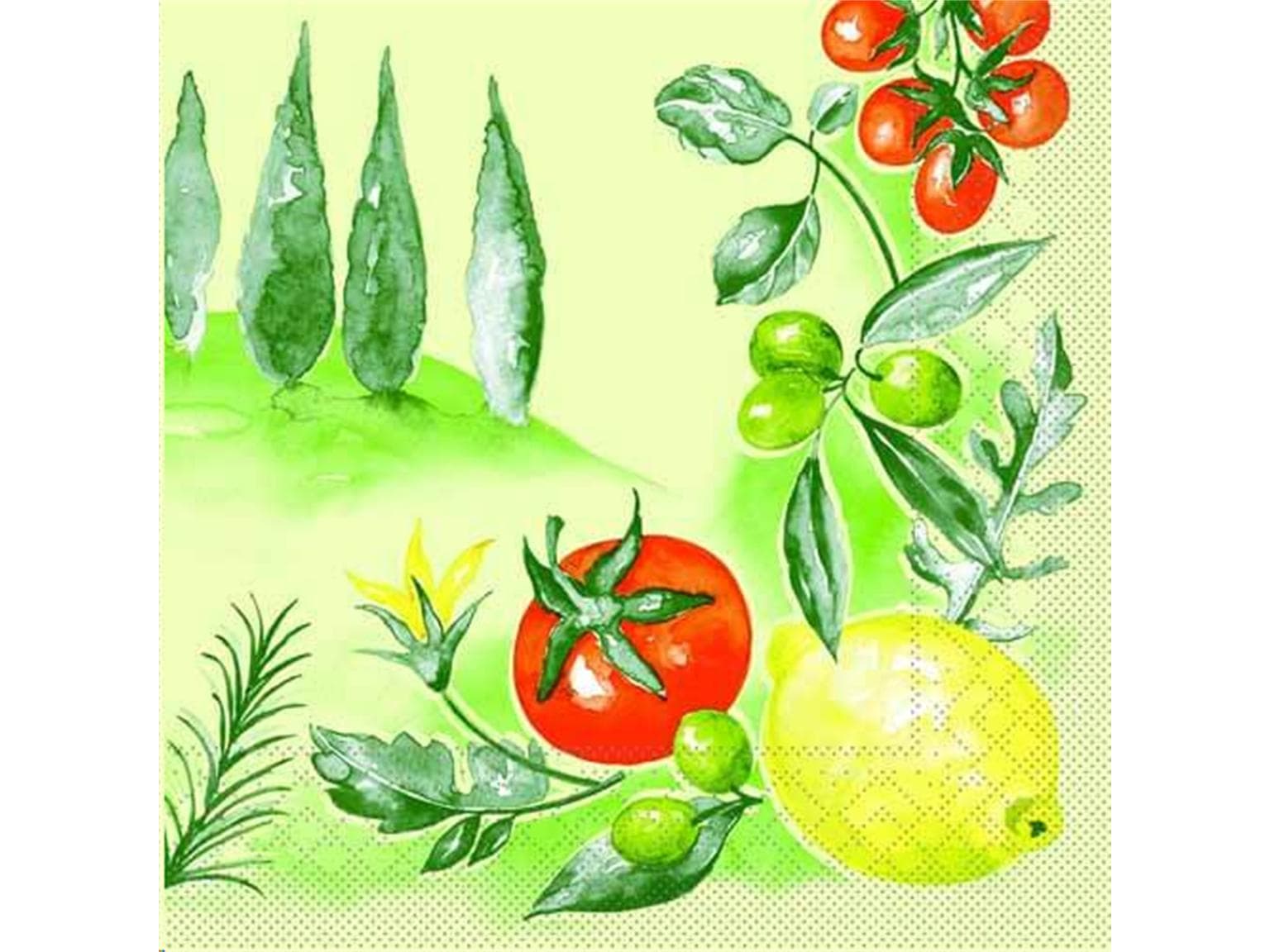 Servietten Tissue 3-lagig, 40 x 40 cm 1/4 Falz, Francesco